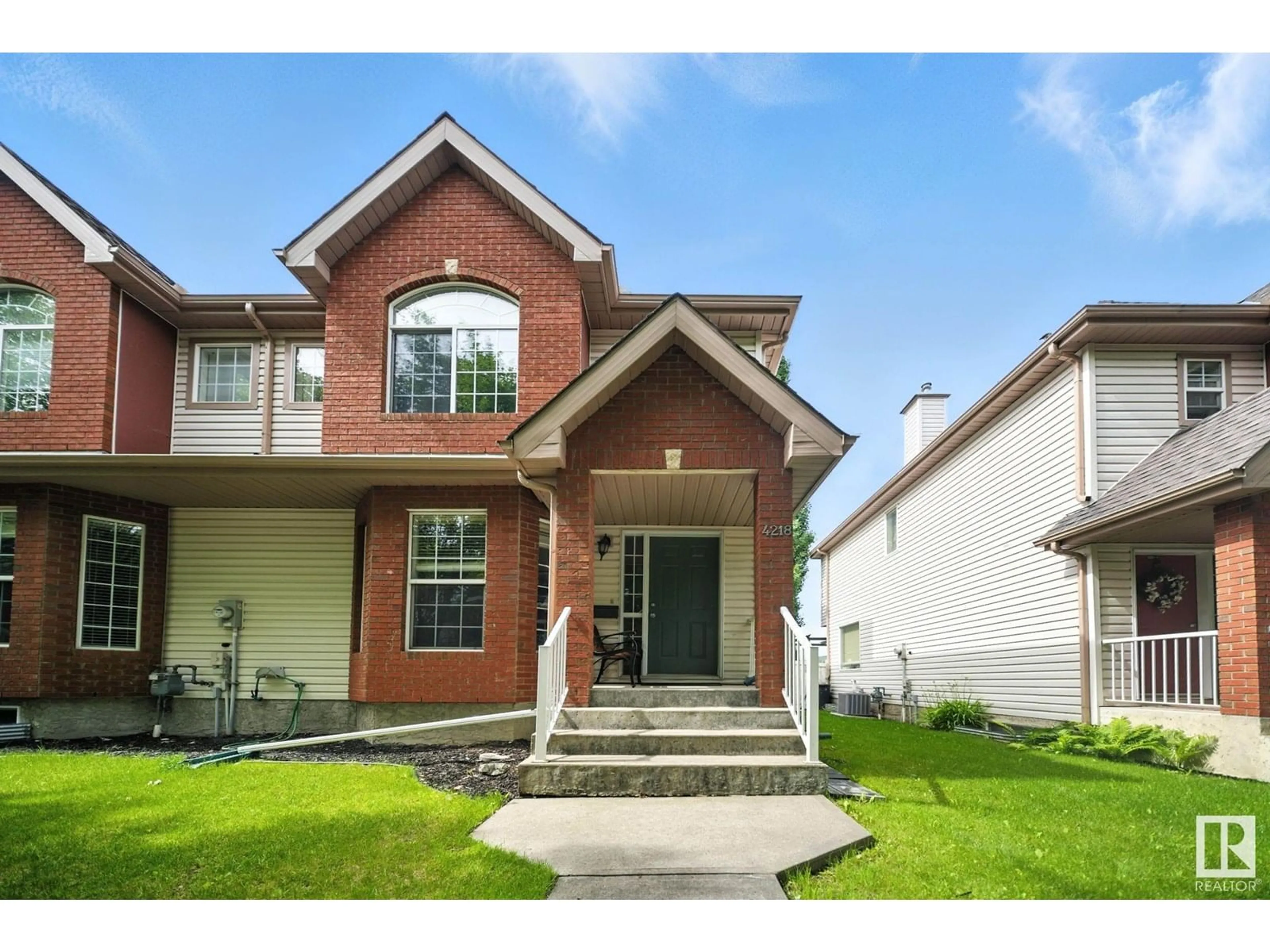 Home with brick exterior material, street for 4218 TERWILLEGAR VISTA VS, Edmonton Alberta T6R3E2