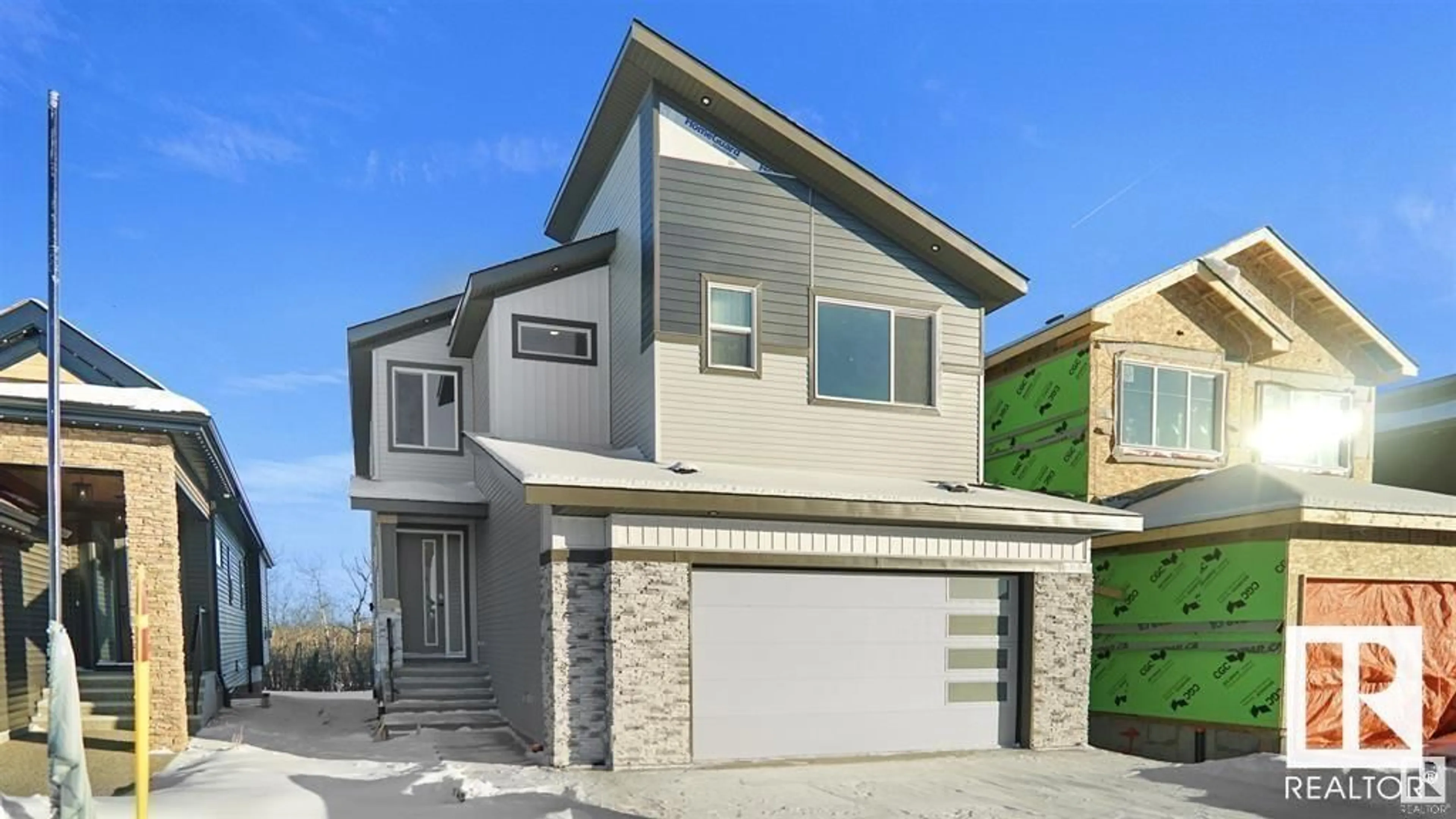 Home with brick exterior material, street for SW - 1339 155 ST, Edmonton Alberta T6W5J5