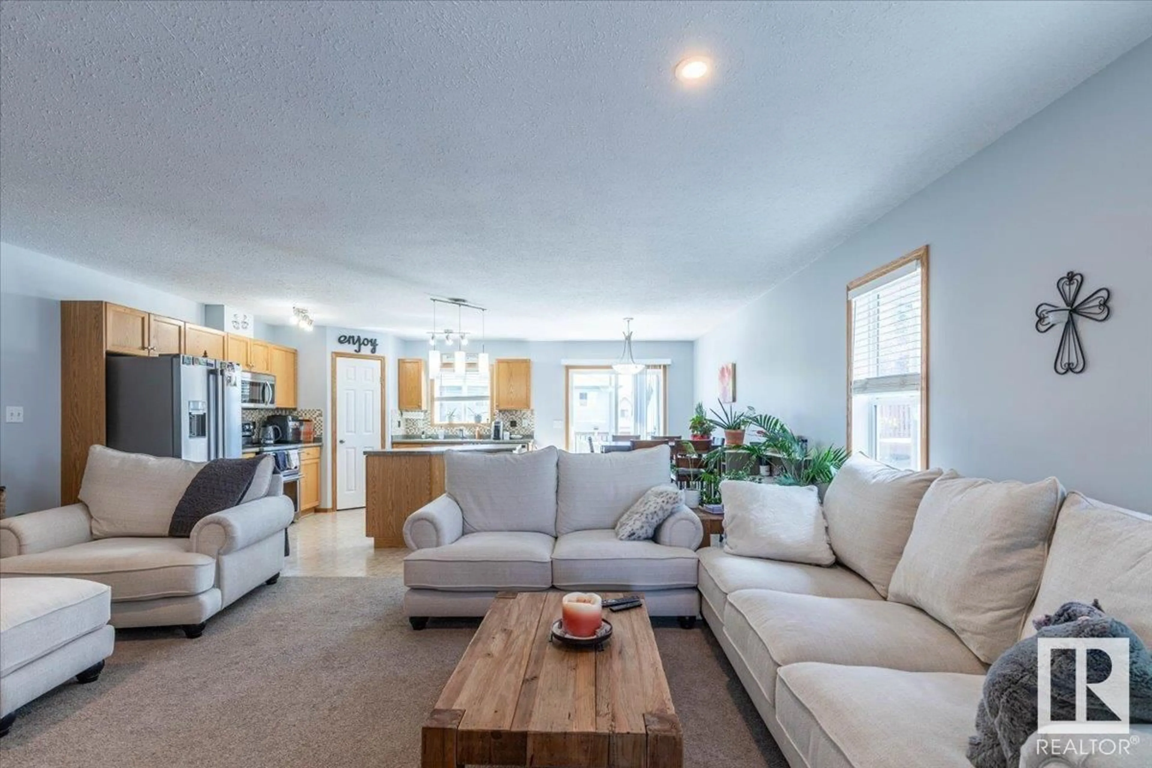 Living room with furniture, unknown for 501 KANANASKIS DR, Devon Alberta T9G2C8