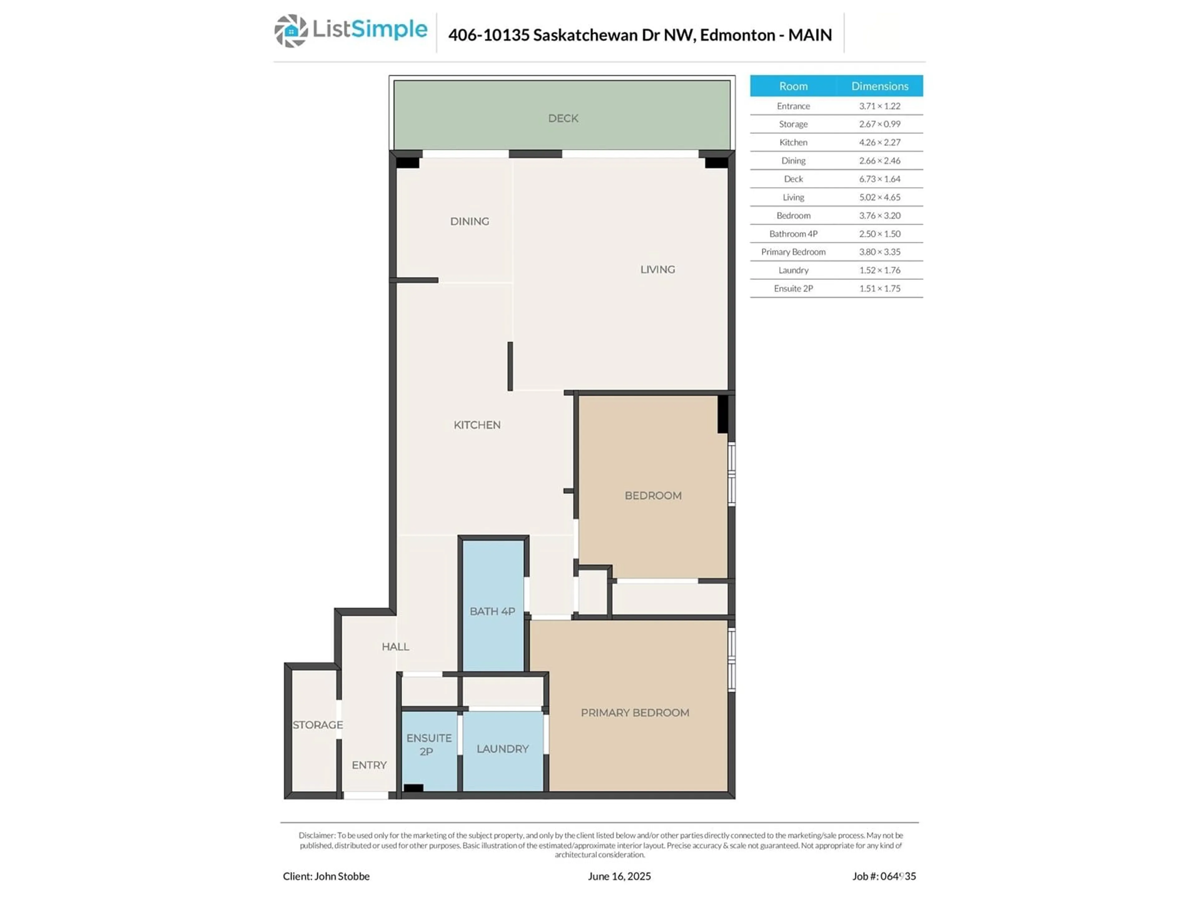 Floor plan for #406 - 10135 SASKATCHEWAN DR, Edmonton Alberta T6E4Y9