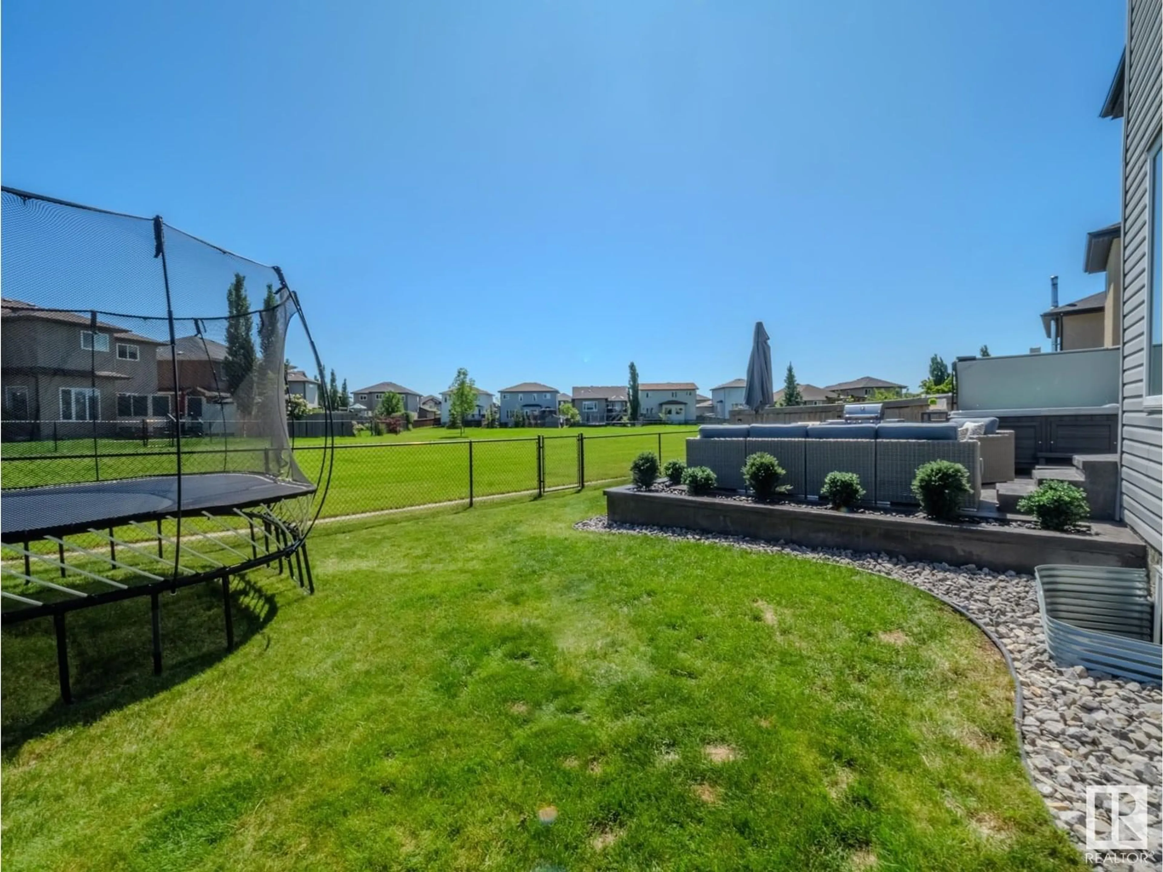 A pic from outside/outdoor area/front of a property/back of a property/a pic from drone, water/lake/river/ocean view for 5503 64 ST, Beaumont Alberta T4X0H2