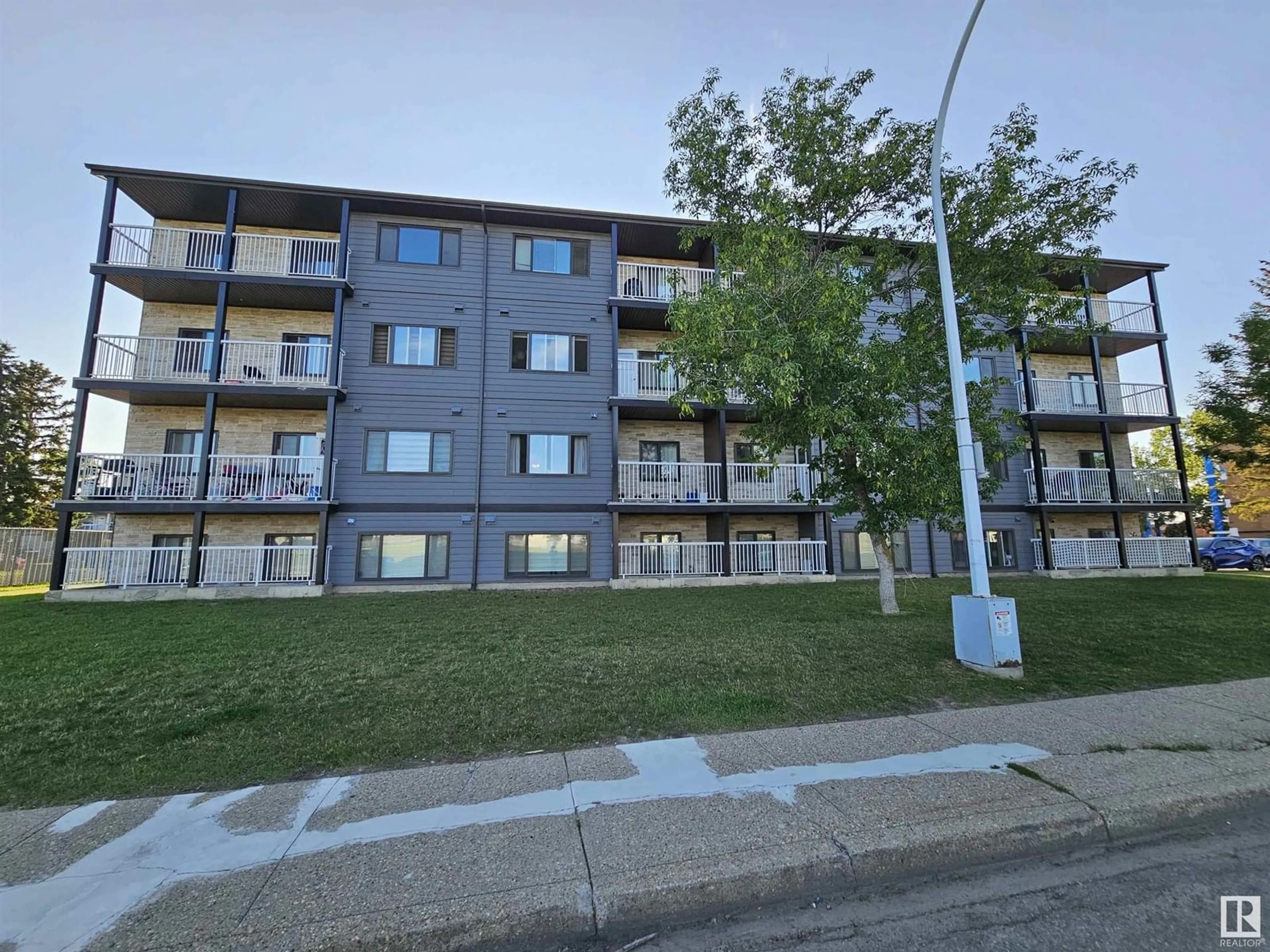 A pic from outside/outdoor area/front of a property/back of a property/a pic from drone, unknown for 407 - 14808 26 ST, Edmonton Alberta T5Y2G4