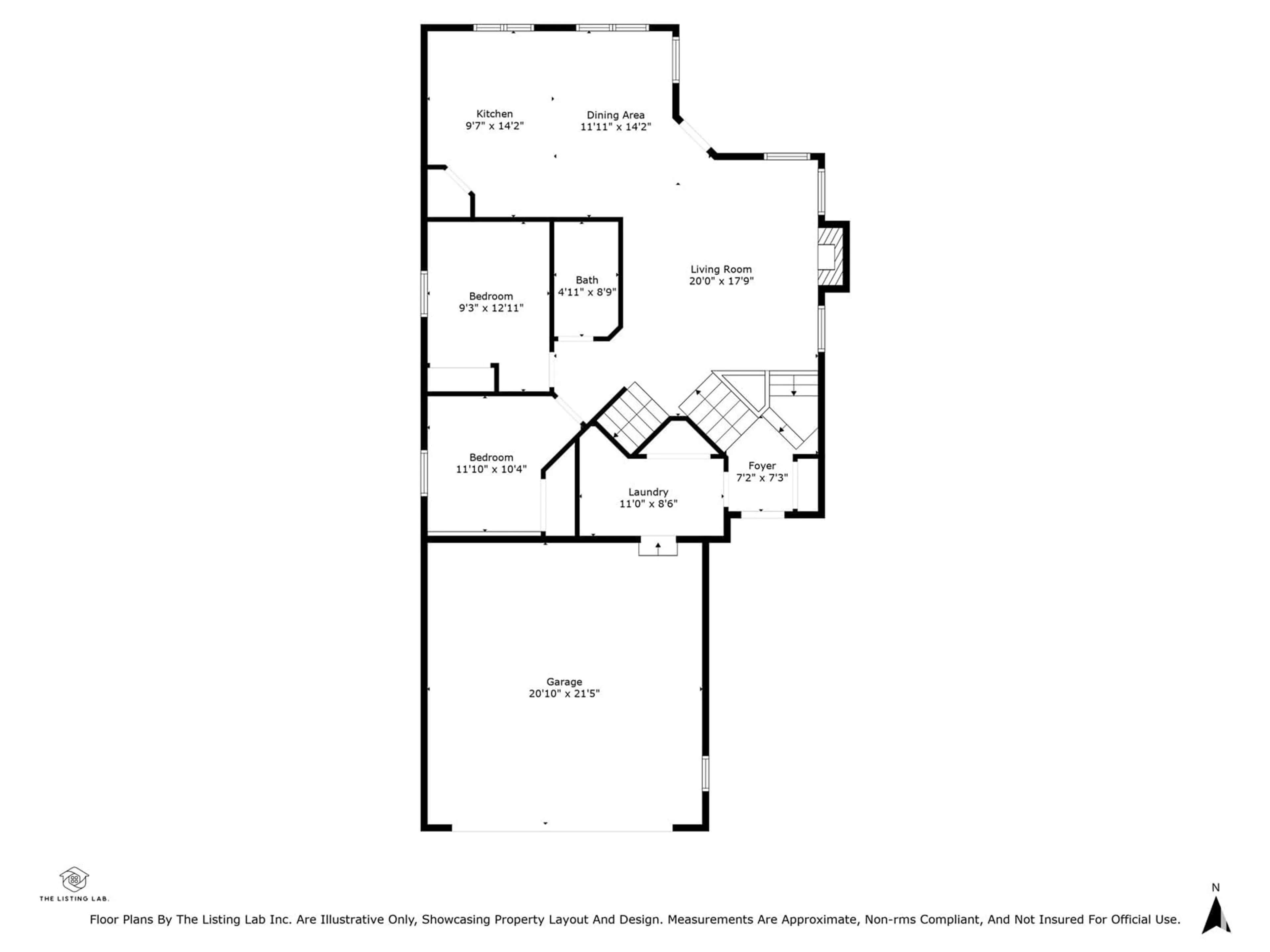 Floor plan for NW - 13006 141B AV, Edmonton Alberta T6V1P4