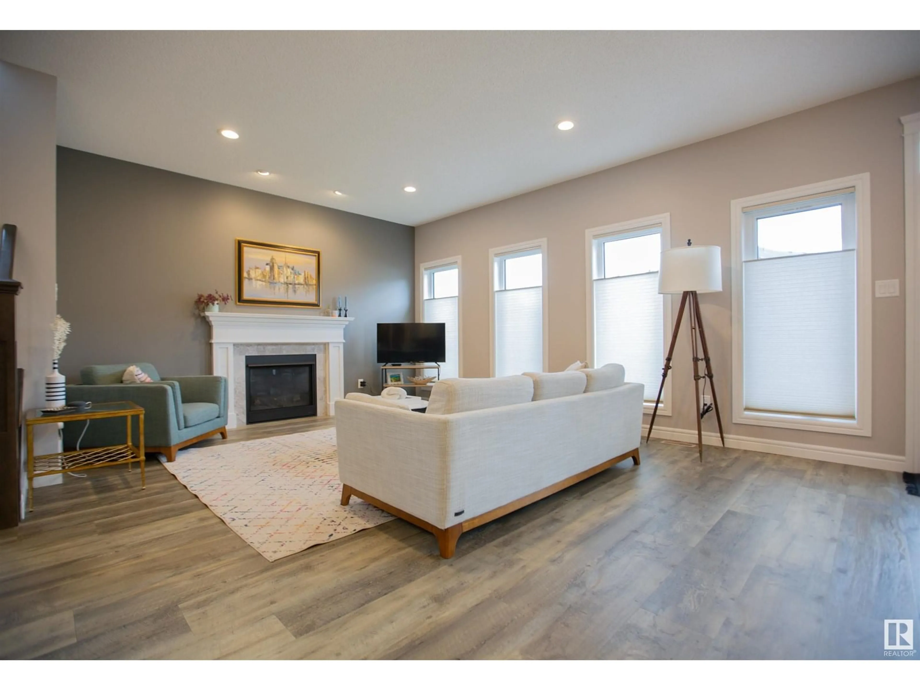 Living room with furniture, unknown for SW - 1736 162 ST, Edmonton Alberta T6W3E8