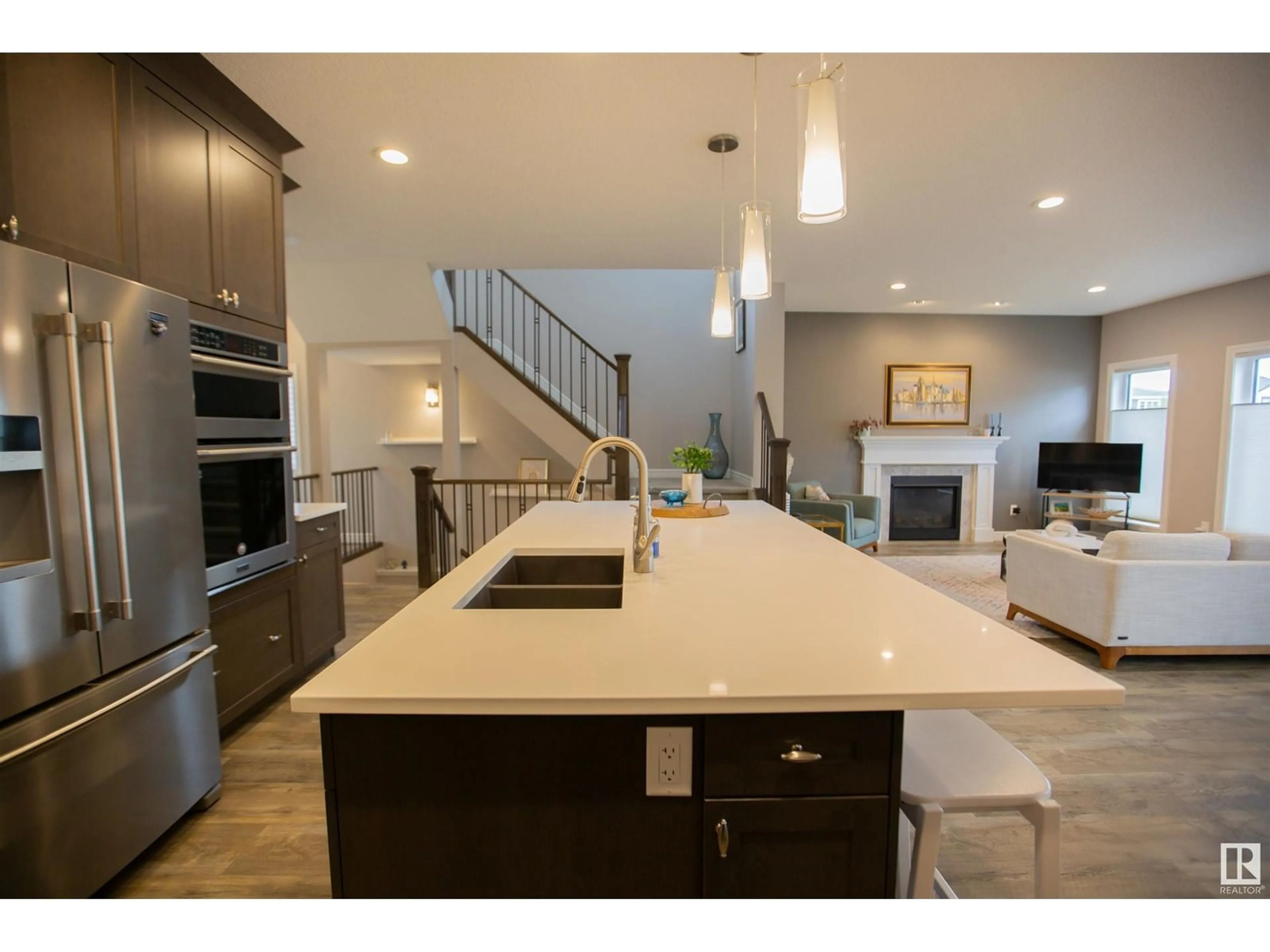 Open concept kitchen, unknown for SW - 1736 162 ST, Edmonton Alberta T6W3E8