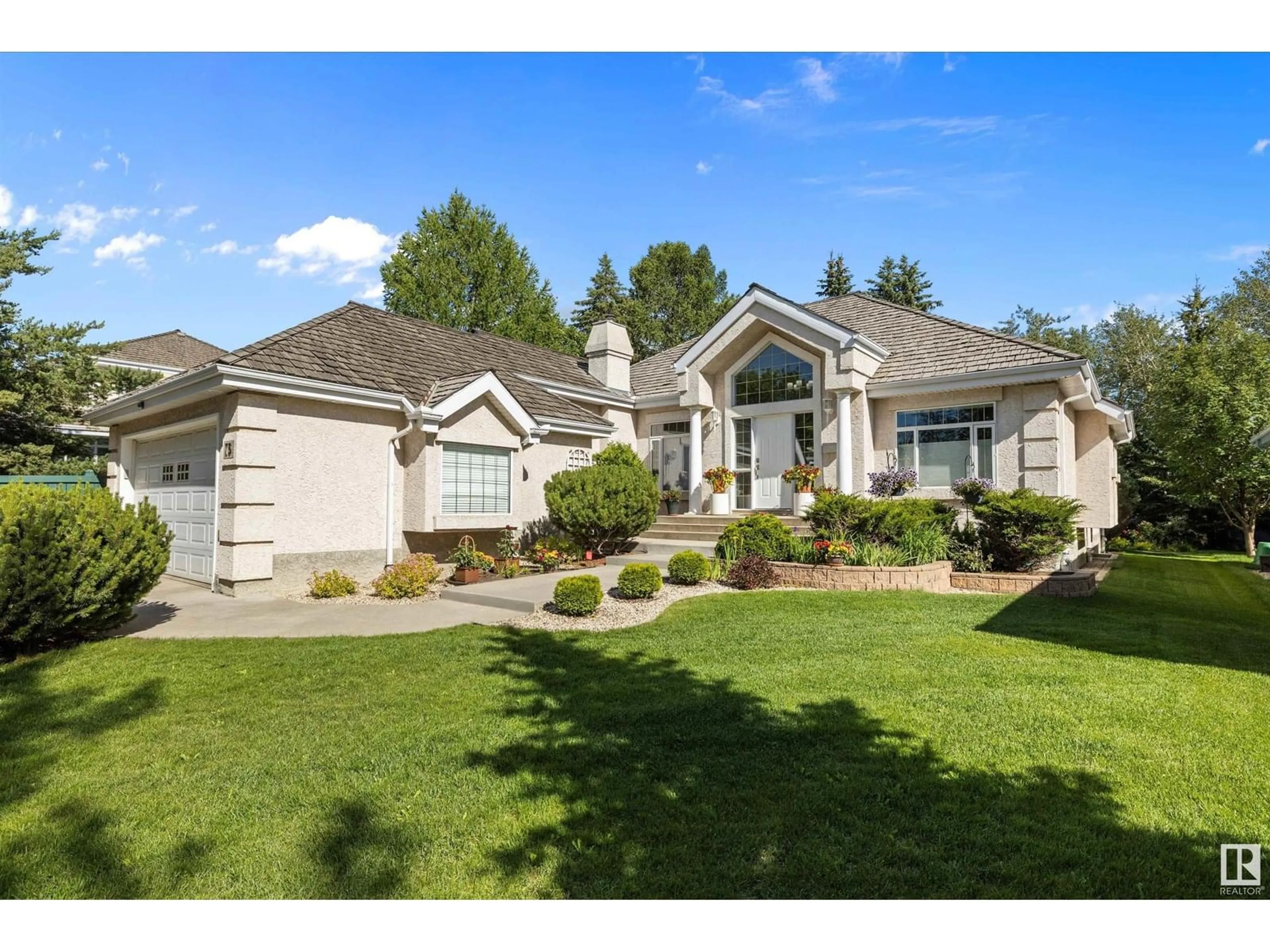 Home with vinyl exterior material, mountain view for 75 BLACKBURN DR, Edmonton Alberta T6W1A9