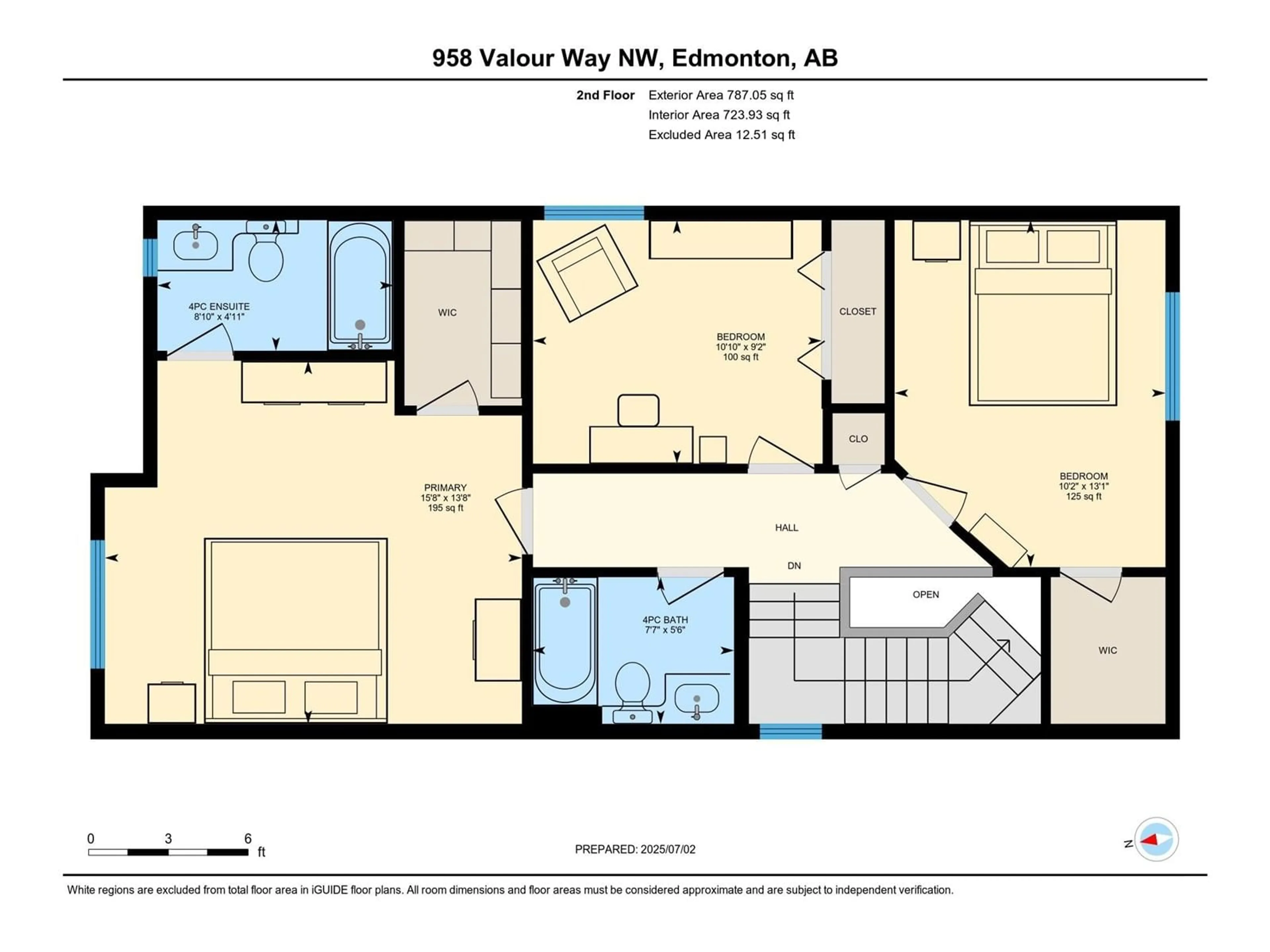 Floor plan for 958 VALOUR WY, Edmonton Alberta T5E6P1