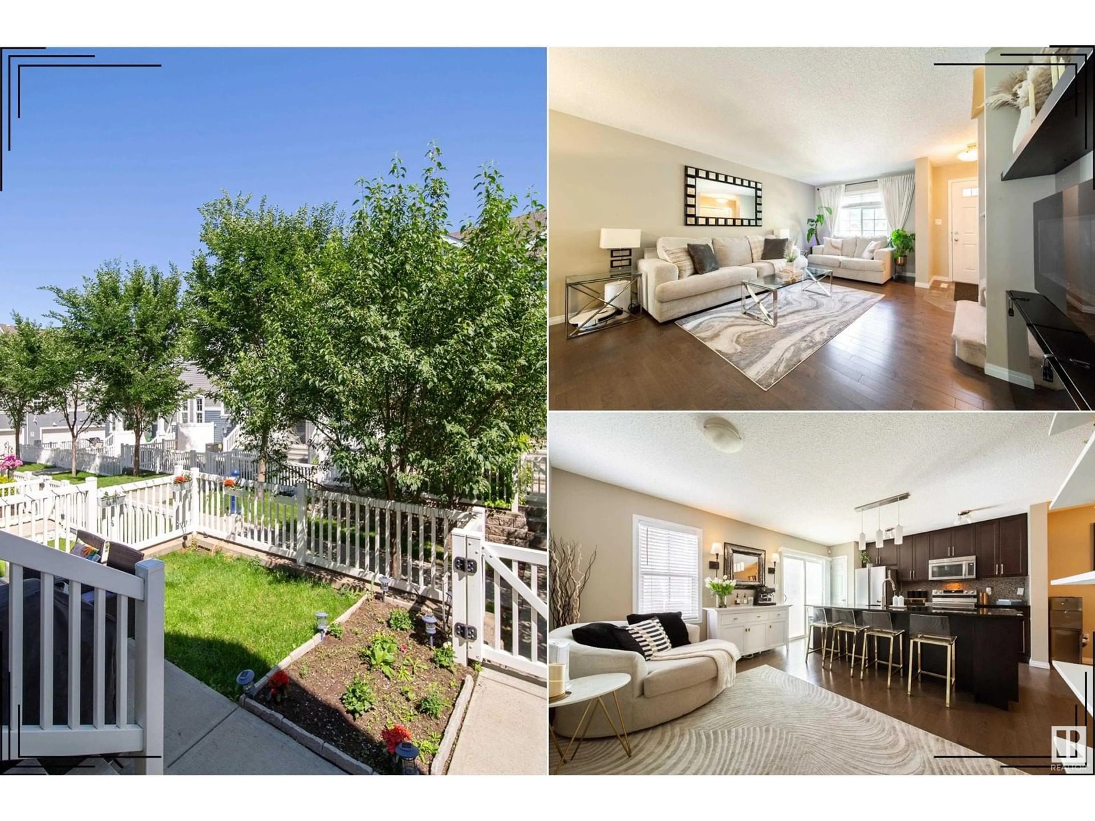 A pic from outside/outdoor area/front of a property/back of a property/a pic from drone, street for 9151 - 25 SHAW WY, Edmonton Alberta T6X1W7