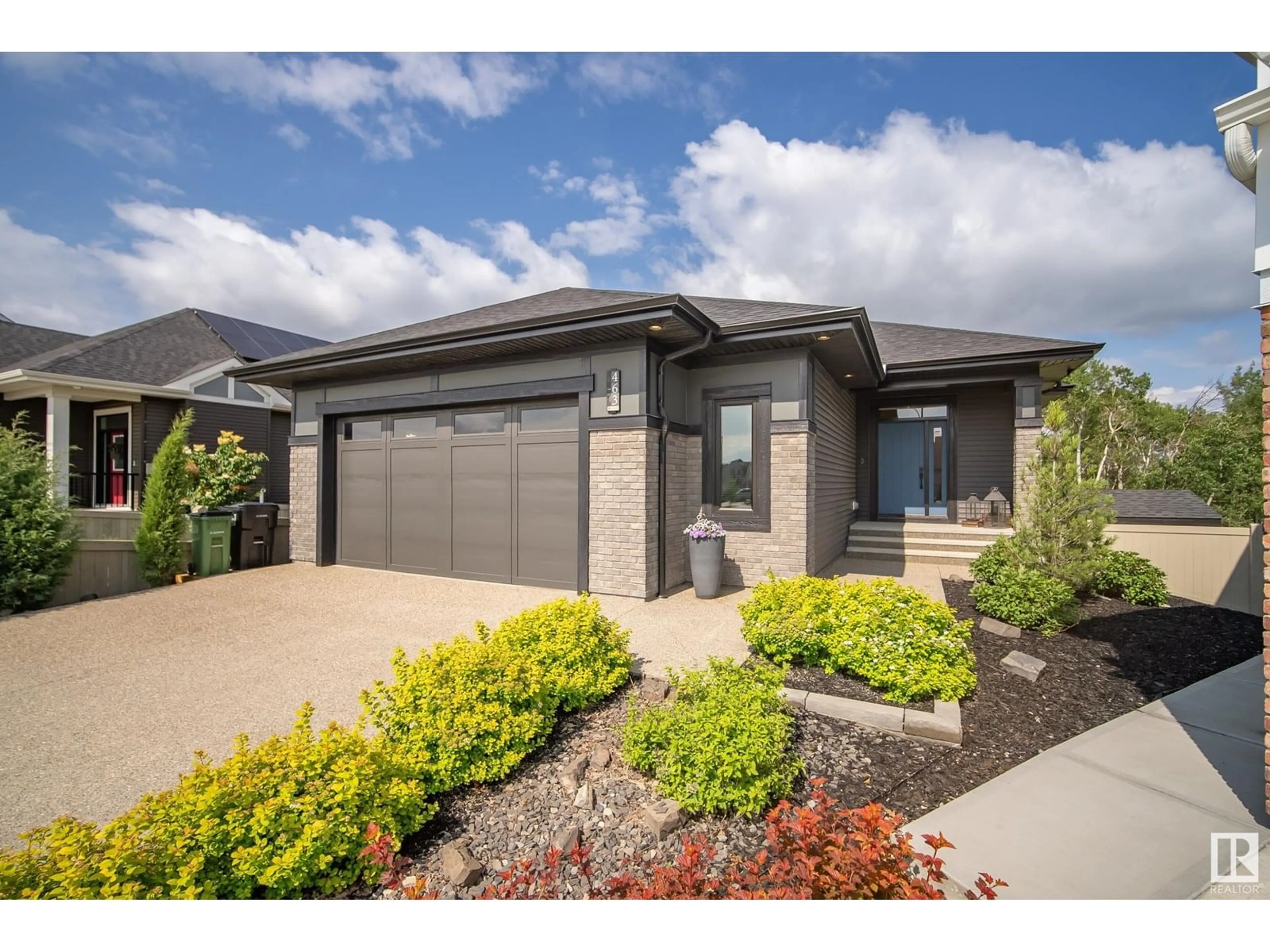 Home with brick exterior material, street for 463 EDGEMONT RD, Edmonton Alberta T6M0Y7