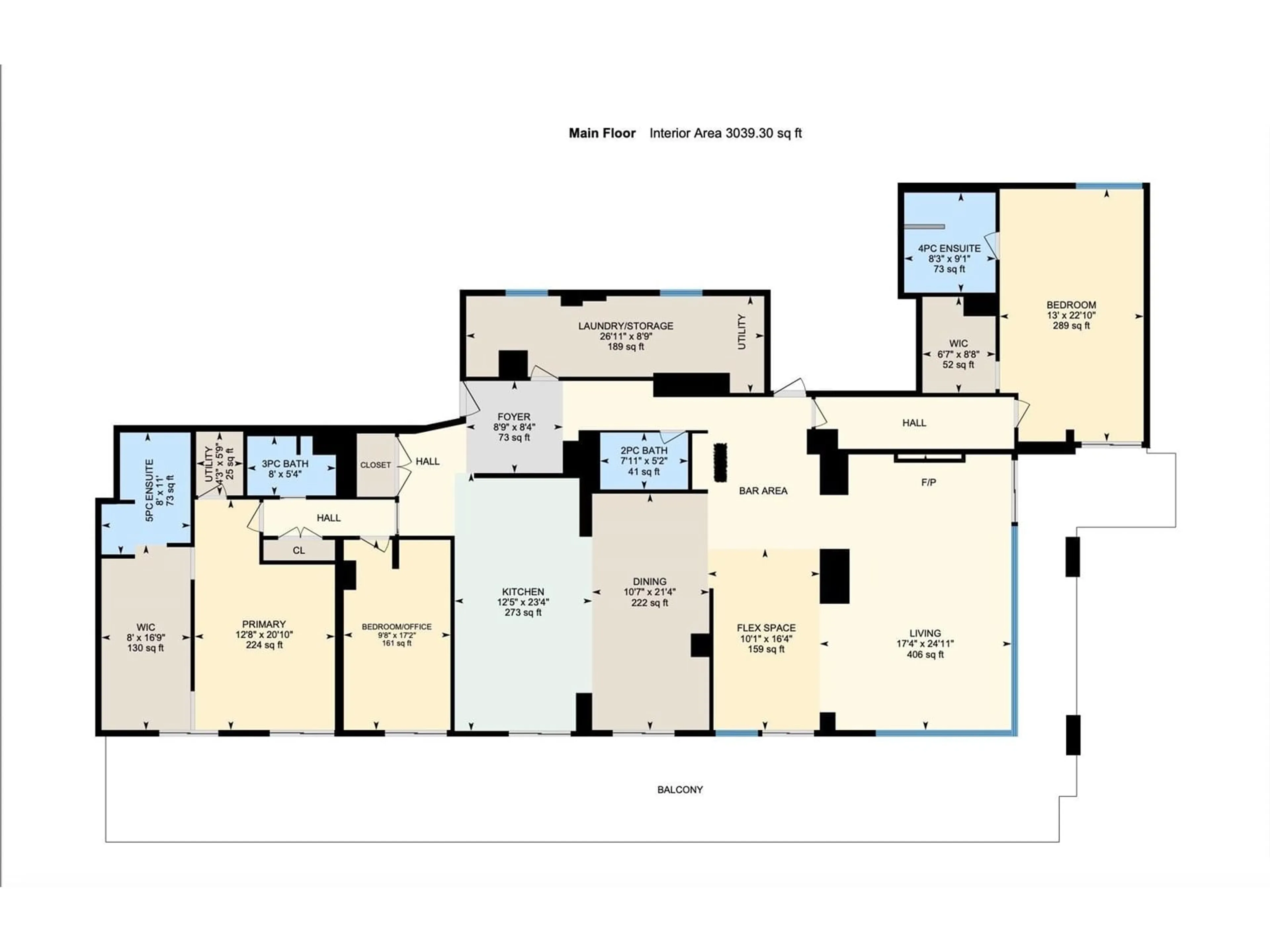 Floor plan for 1601 - 10045 118 ST, Edmonton Alberta T5K2K2