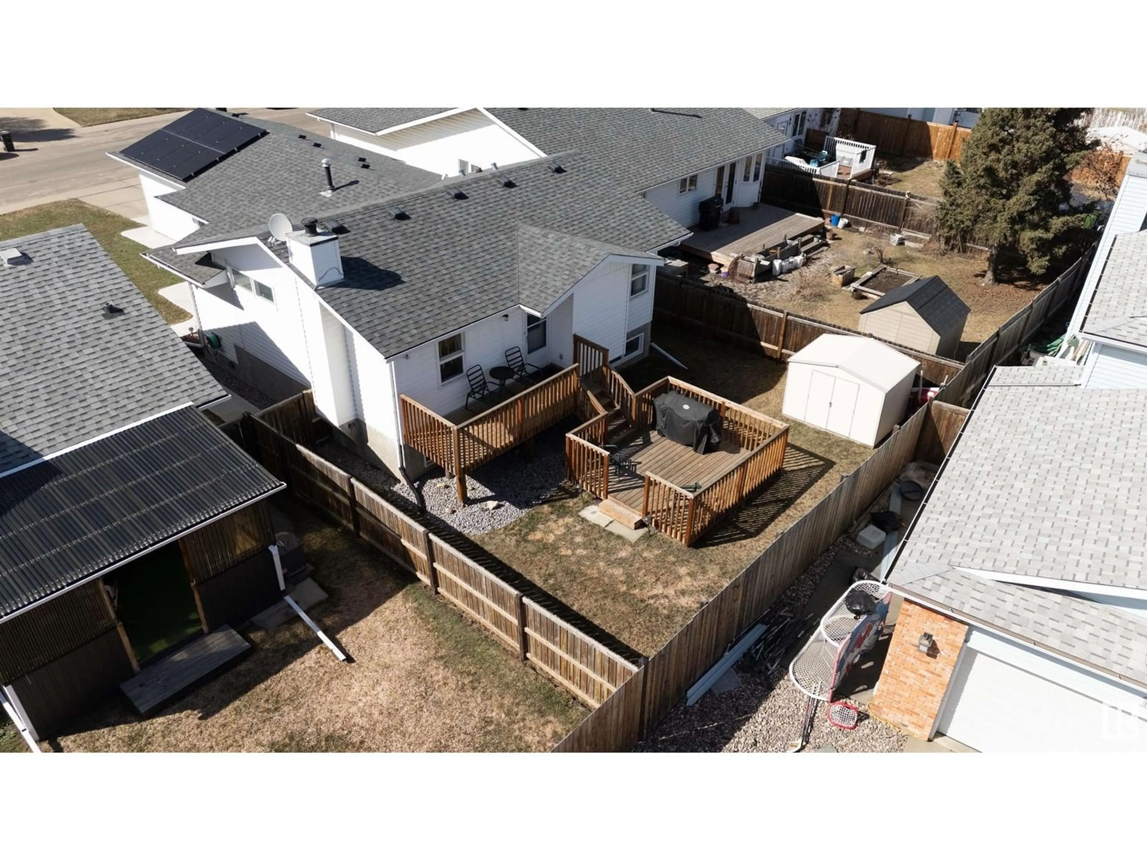 A pic from outside/outdoor area/front of a property/back of a property/a pic from drone, city buildings view from balcony for 17419 96 ST, Edmonton Alberta T5Z2B5