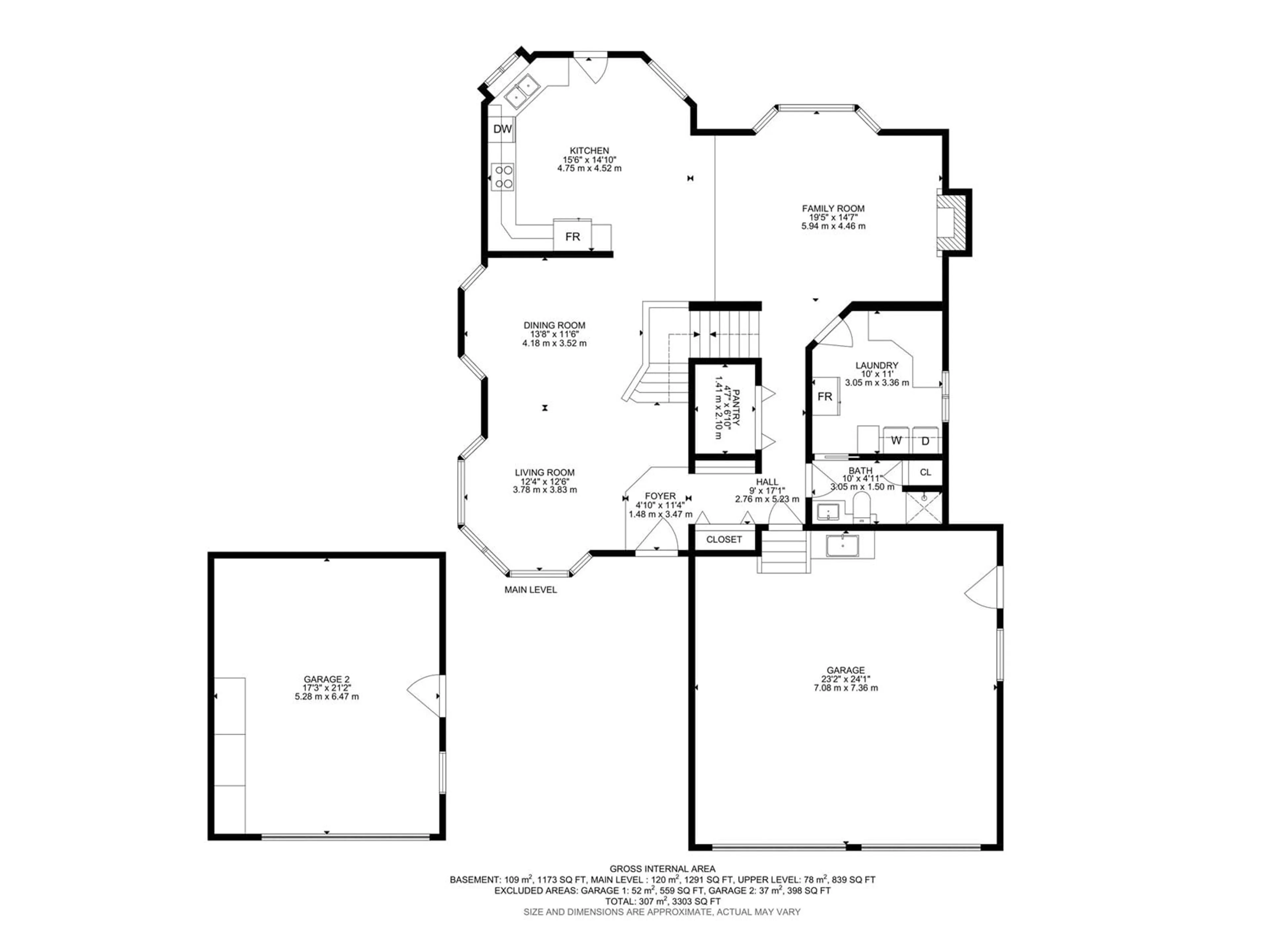 Floor plan for 75 IRONWOOD FAIRWAY, Stony Plain Alberta T7Z2K8