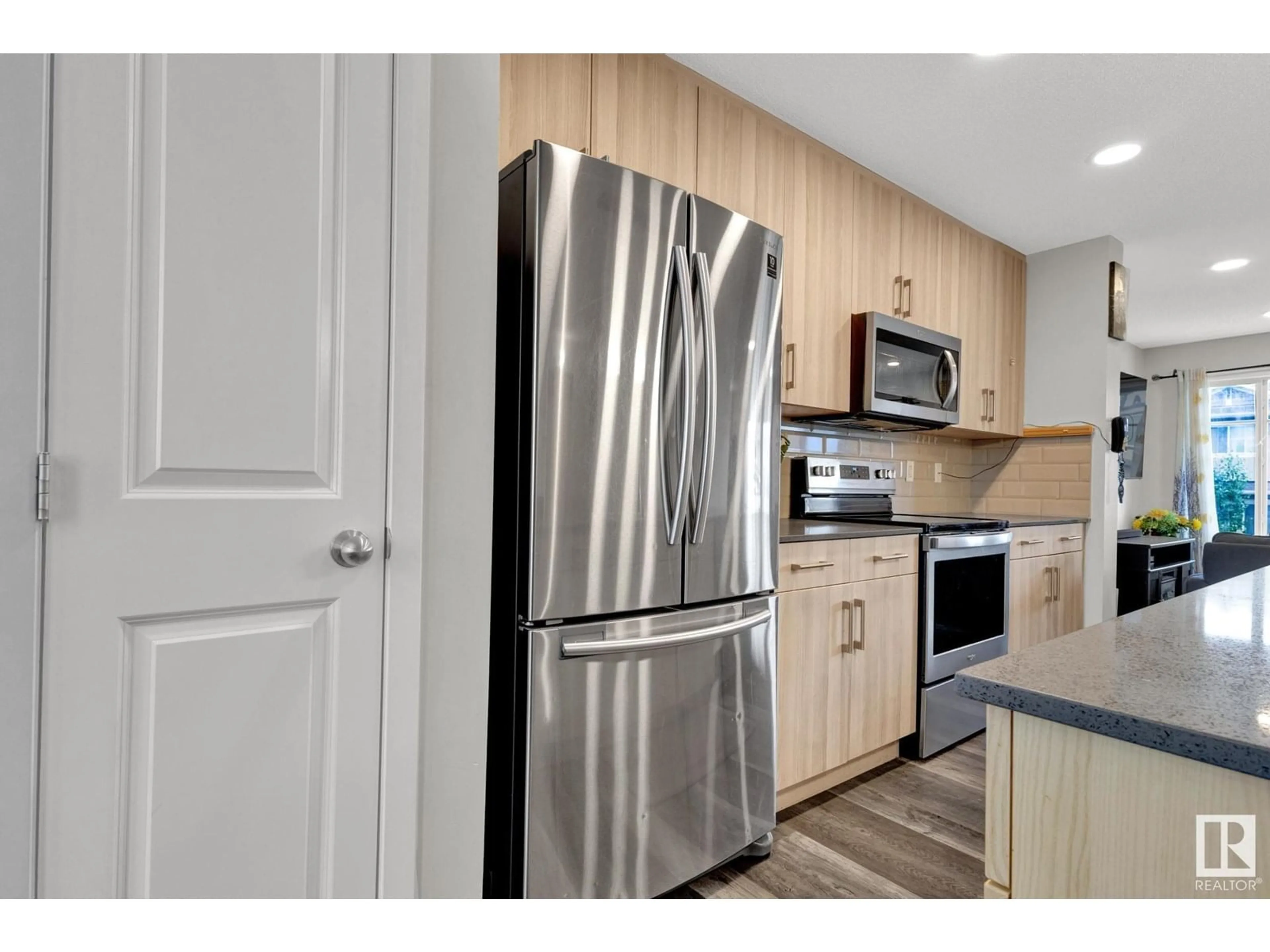 Standard kitchen, wood/laminate floor for #45 - 2905 141 ST, Edmonton Alberta T6W3M4