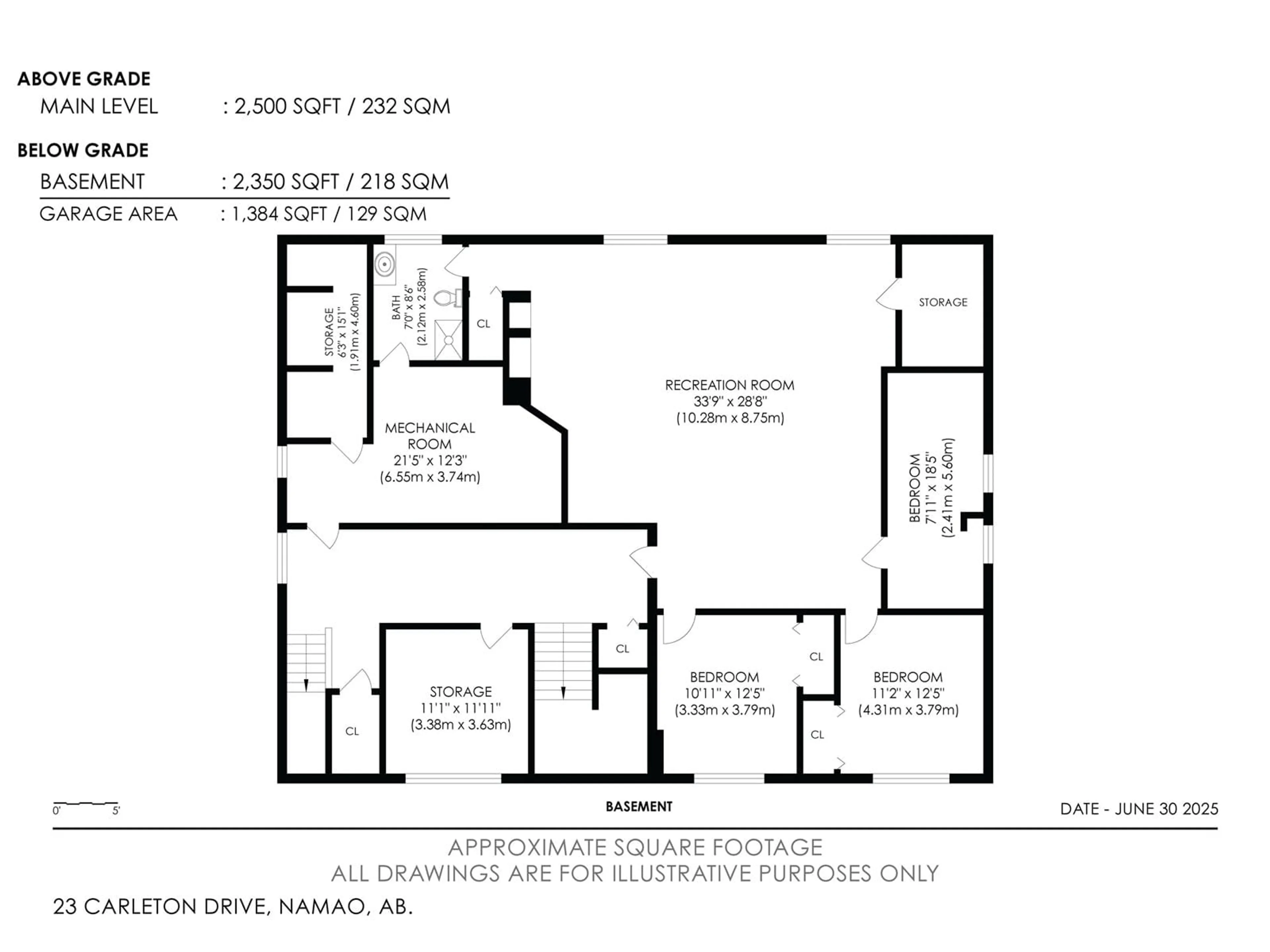 Floor plan for 23 - 55305 RGE ROAD 242, Rural Sturgeon County Alberta T5E5S7