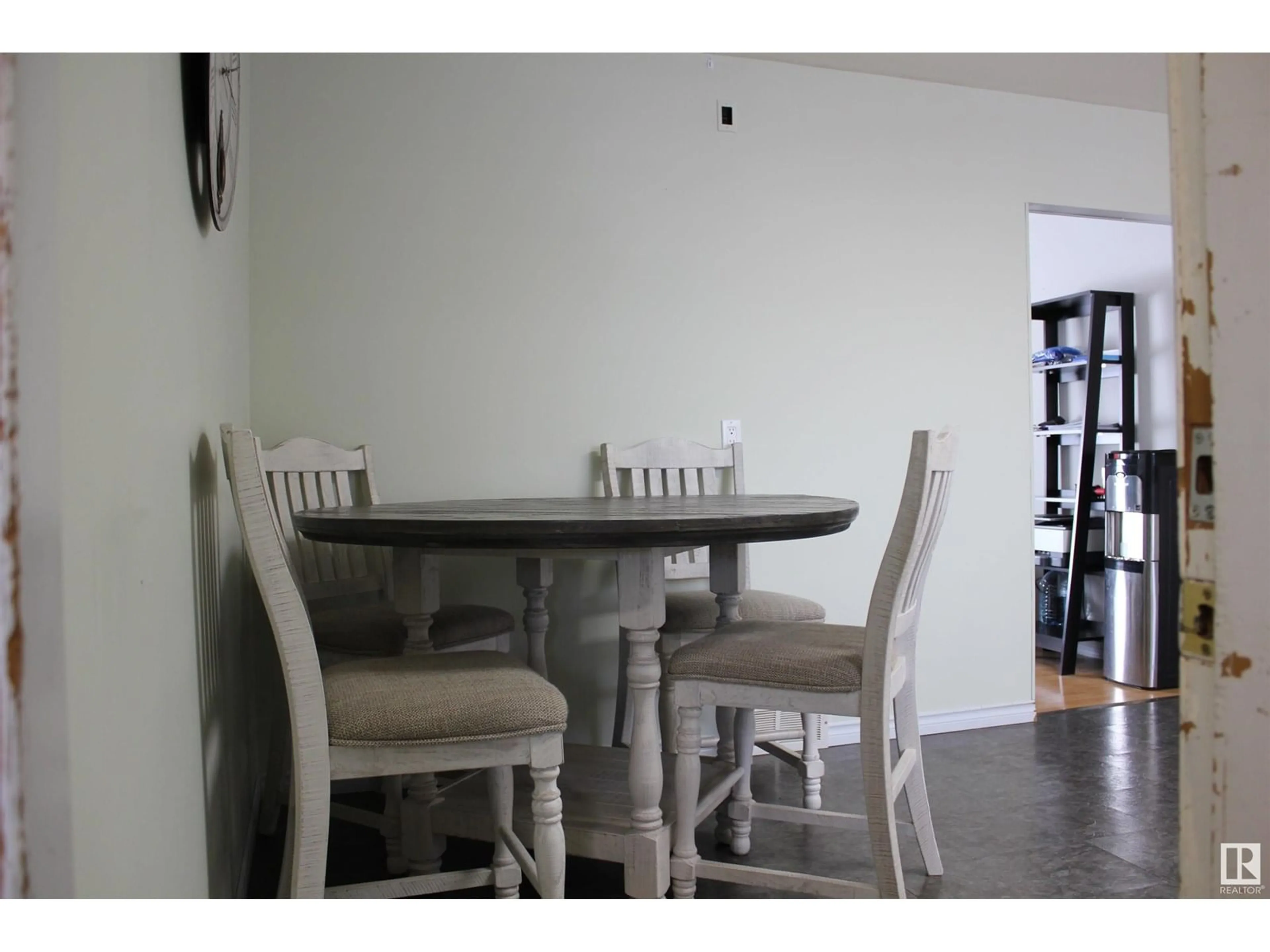 Dining room, wood/laminate floor for 4818 54 AV, Elk Point Alberta T0A1A0
