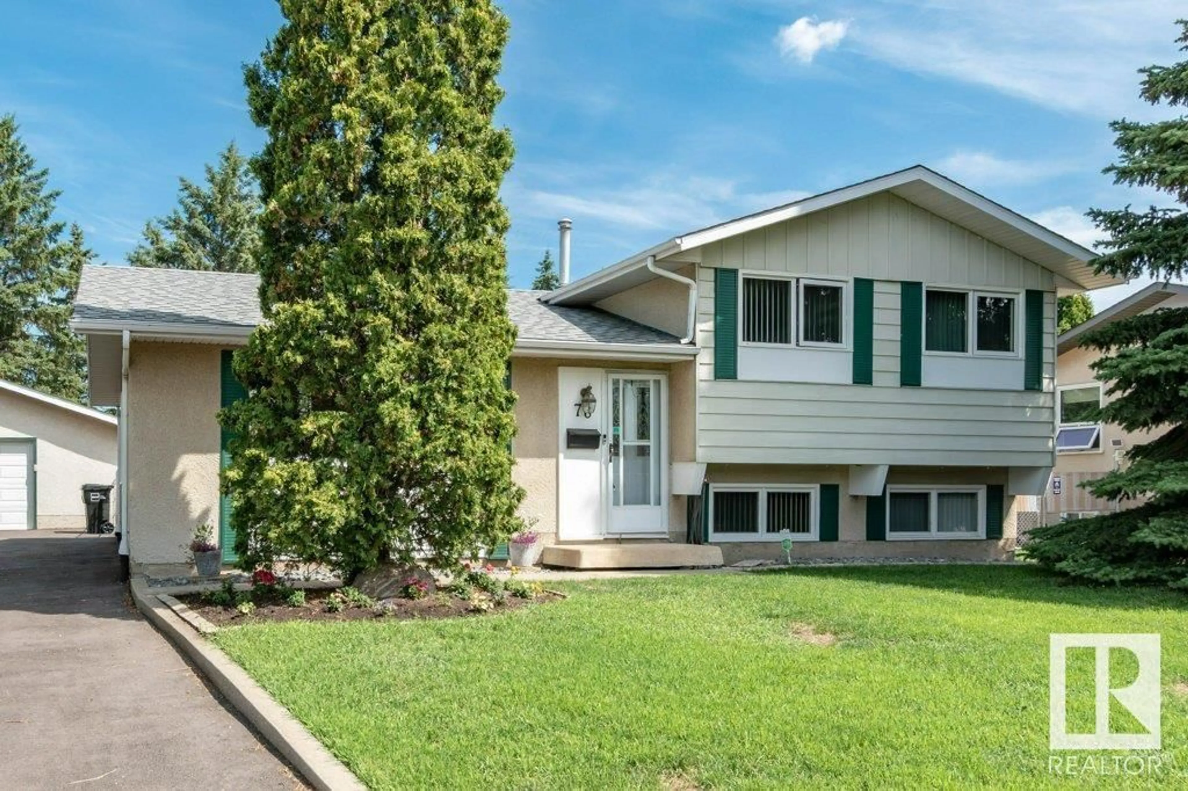 Home with vinyl exterior material, street for NW - 76 HENRY AV, Edmonton Alberta T5A2X9