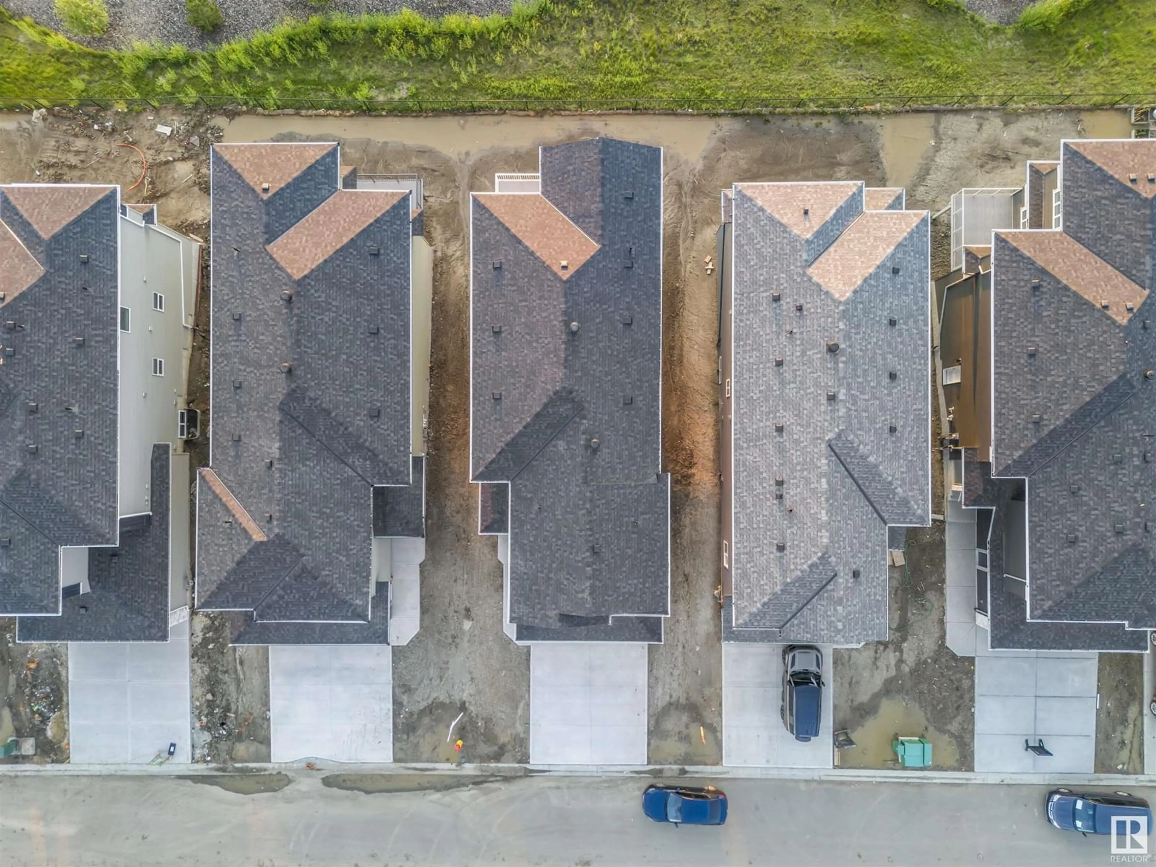 A pic from outside/outdoor area/front of a property/back of a property/a pic from drone, street for 6338 17 ST, Rural Leduc County Alberta T4X3C7