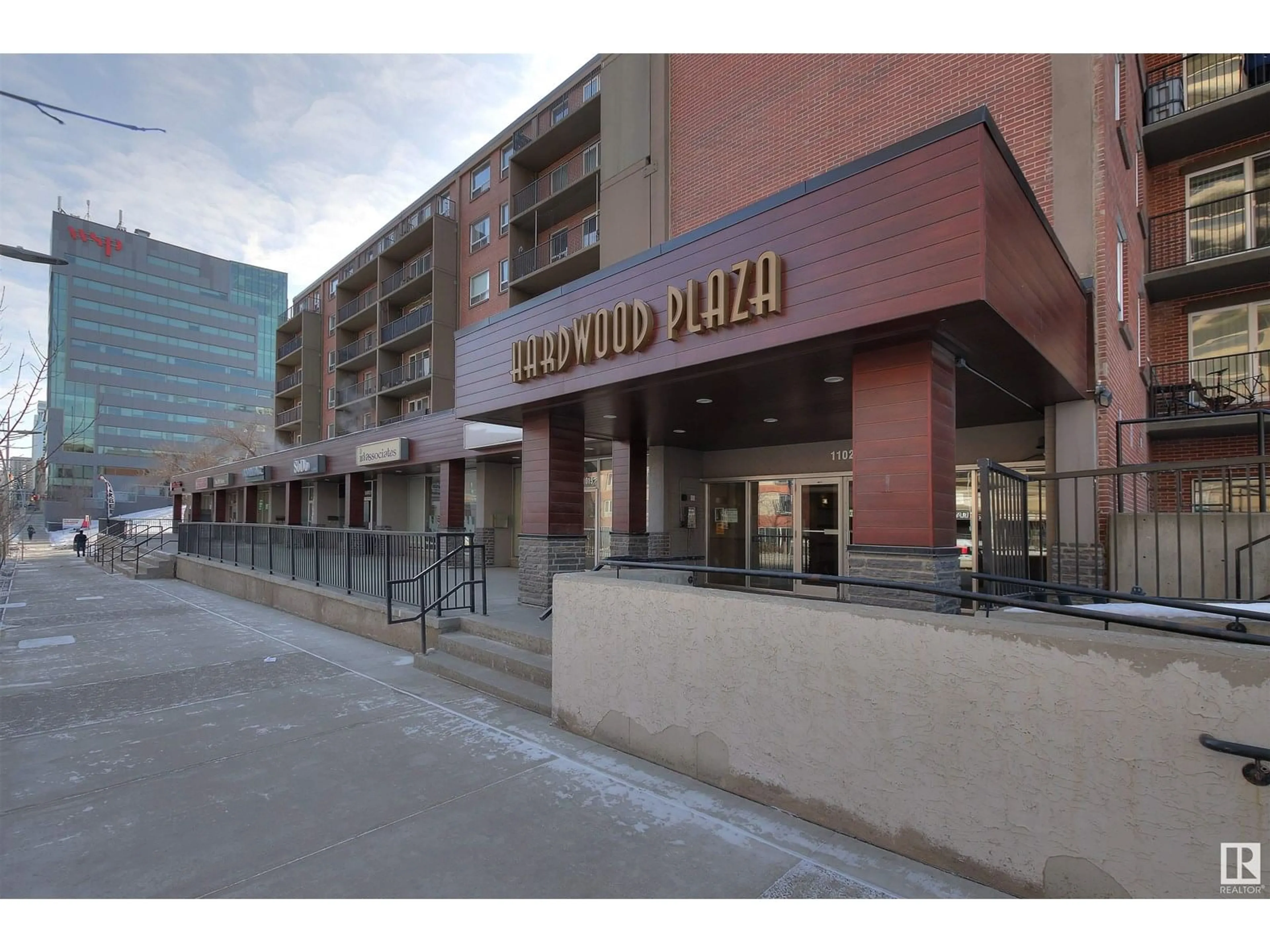Indoor foyer for 202 - 11025 JASPER AVE, Edmonton Alberta T5K0K7