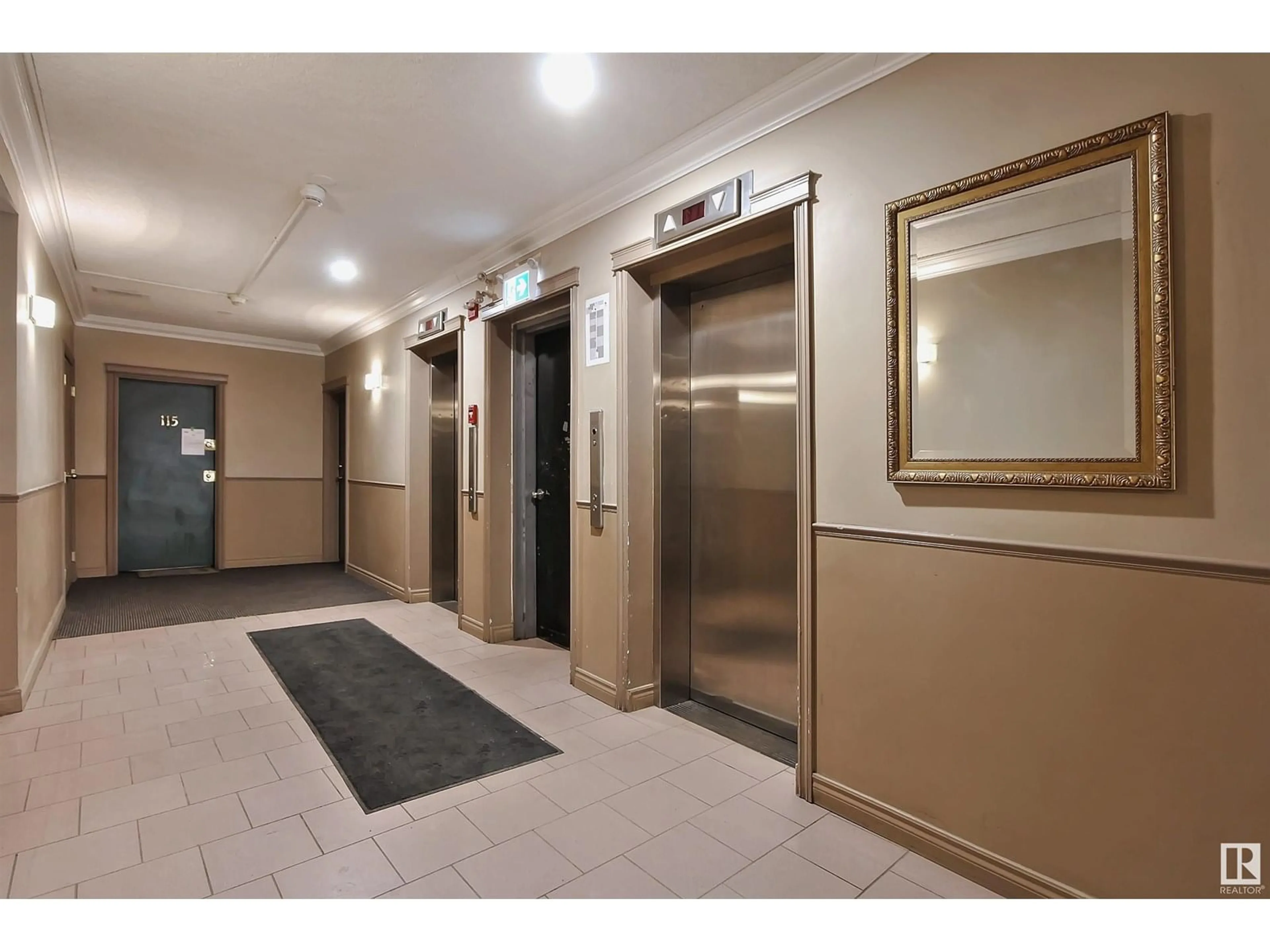 Indoor foyer for 202 - 11025 JASPER AVE, Edmonton Alberta T5K0K7