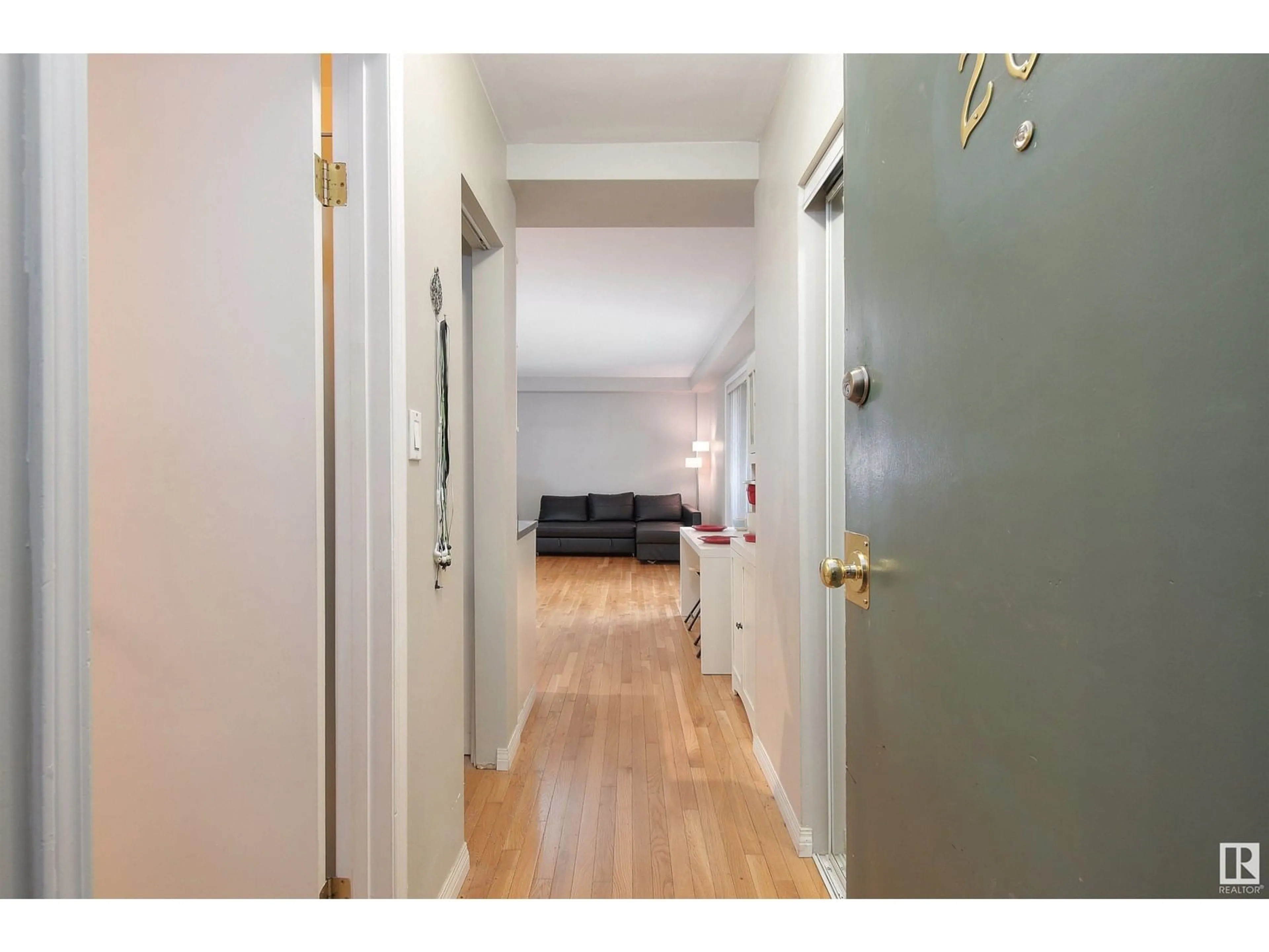 Indoor entryway for 202 - 11025 JASPER AVE, Edmonton Alberta T5K0K7