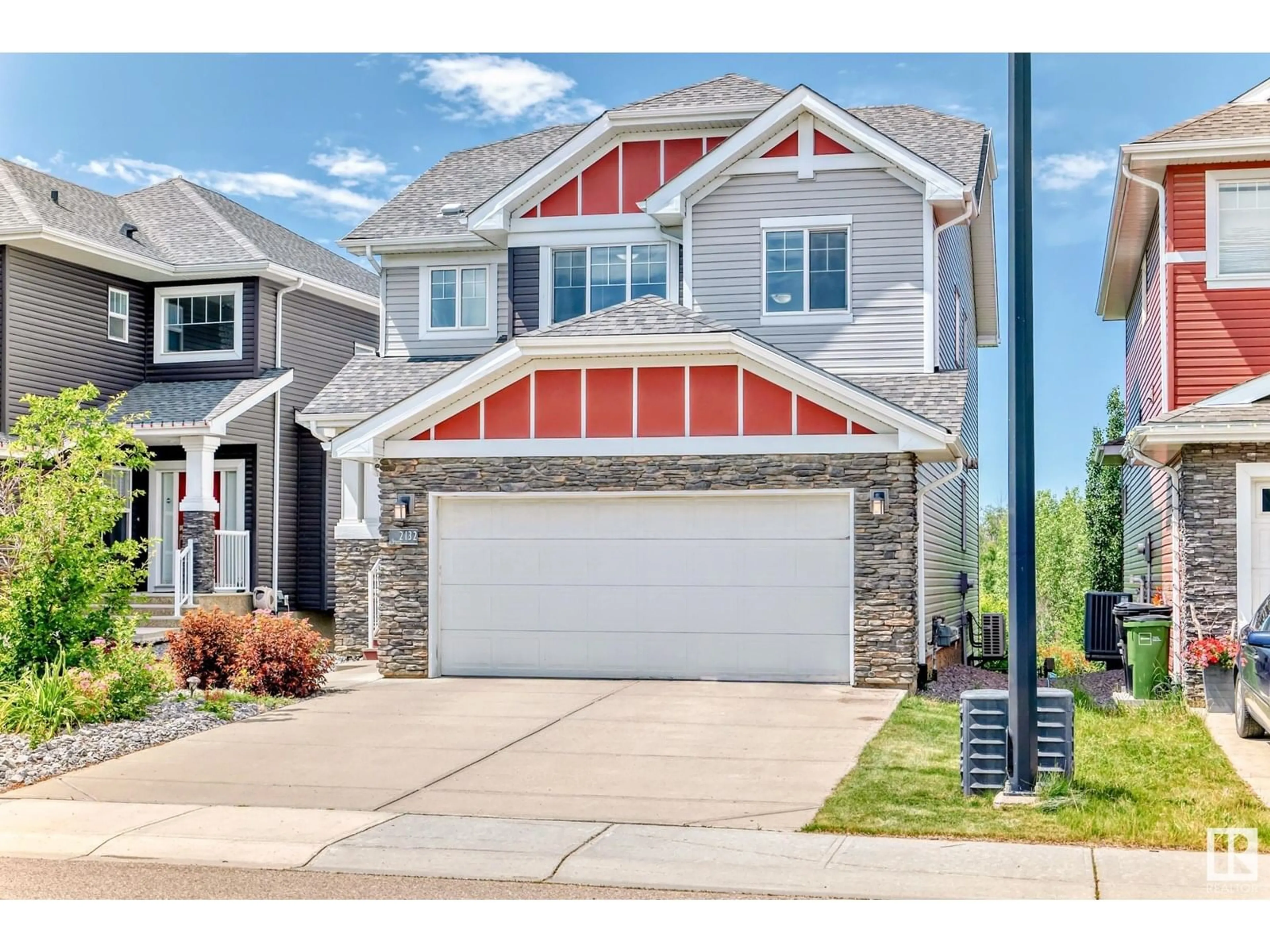 Home with vinyl exterior material, street for 2132 BLUE JAY PT, Edmonton Alberta T5S0H9