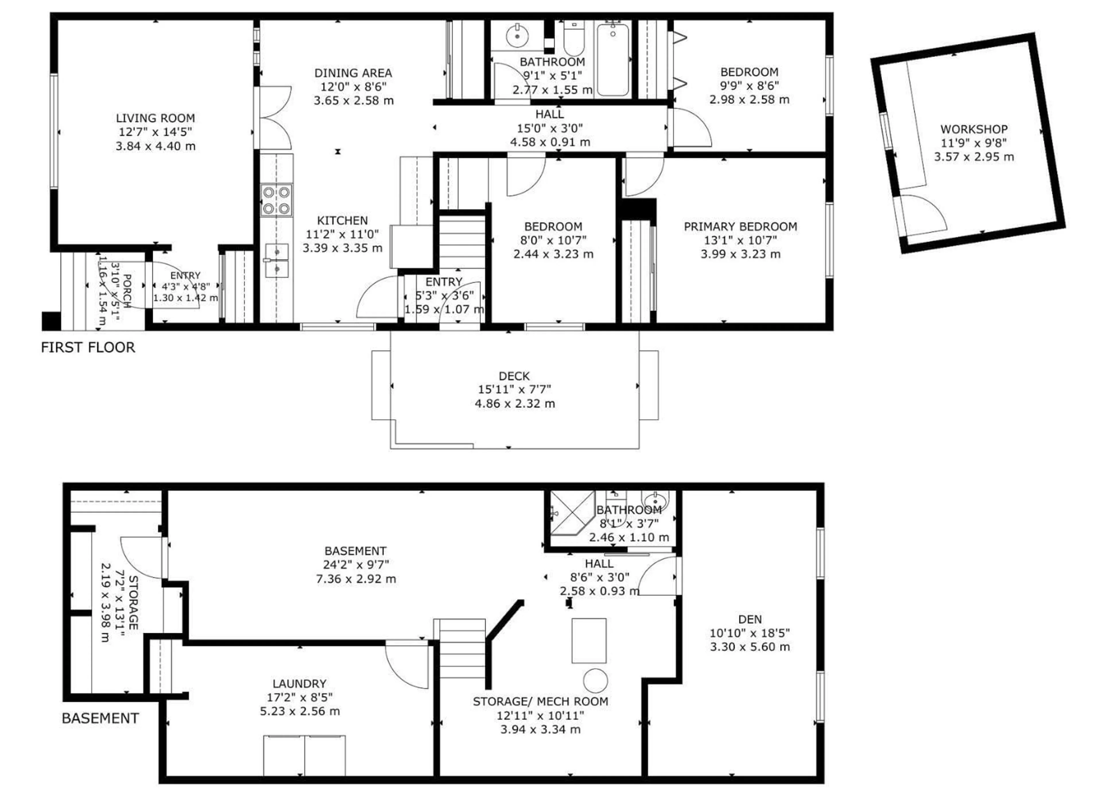 Floor plan for 3630 HILL VIEW CR, Edmonton Alberta T6L1C4