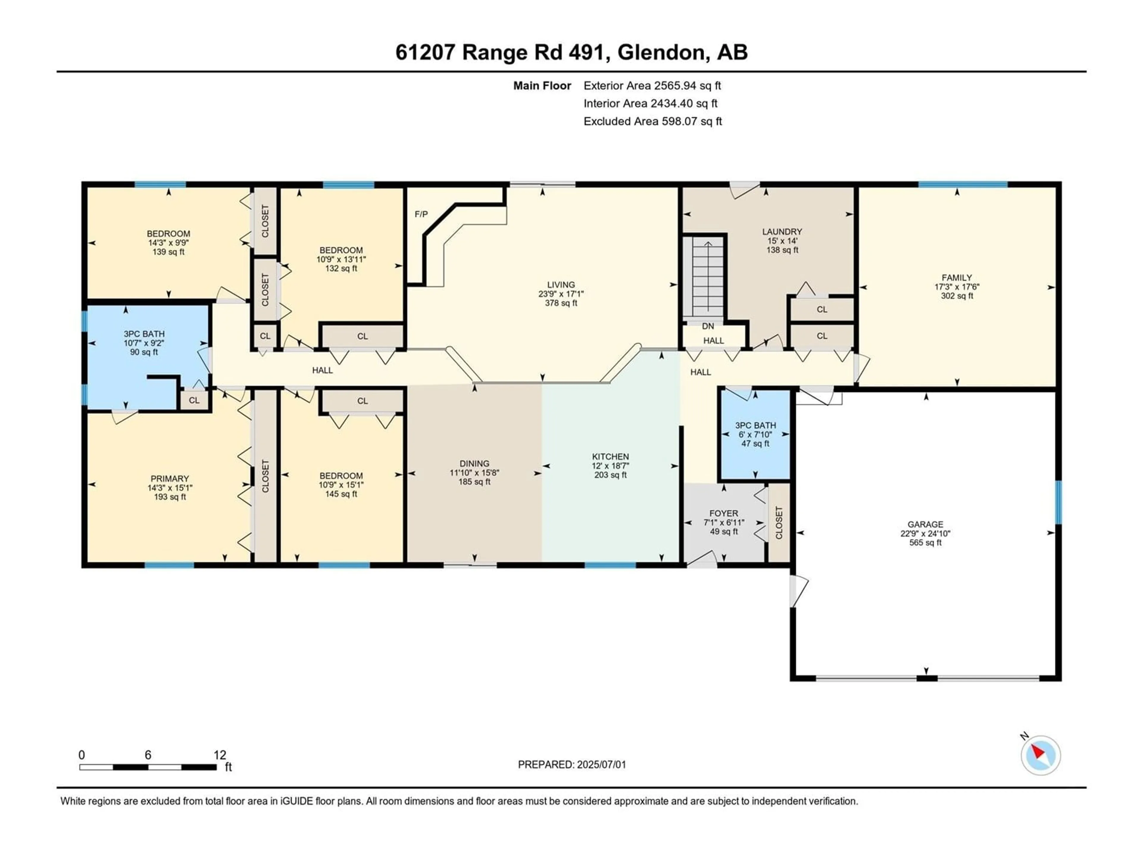 Floor plan for 61207 RANGE ROAD 491, Rural Bonnyville M.D. Alberta T0A1P0