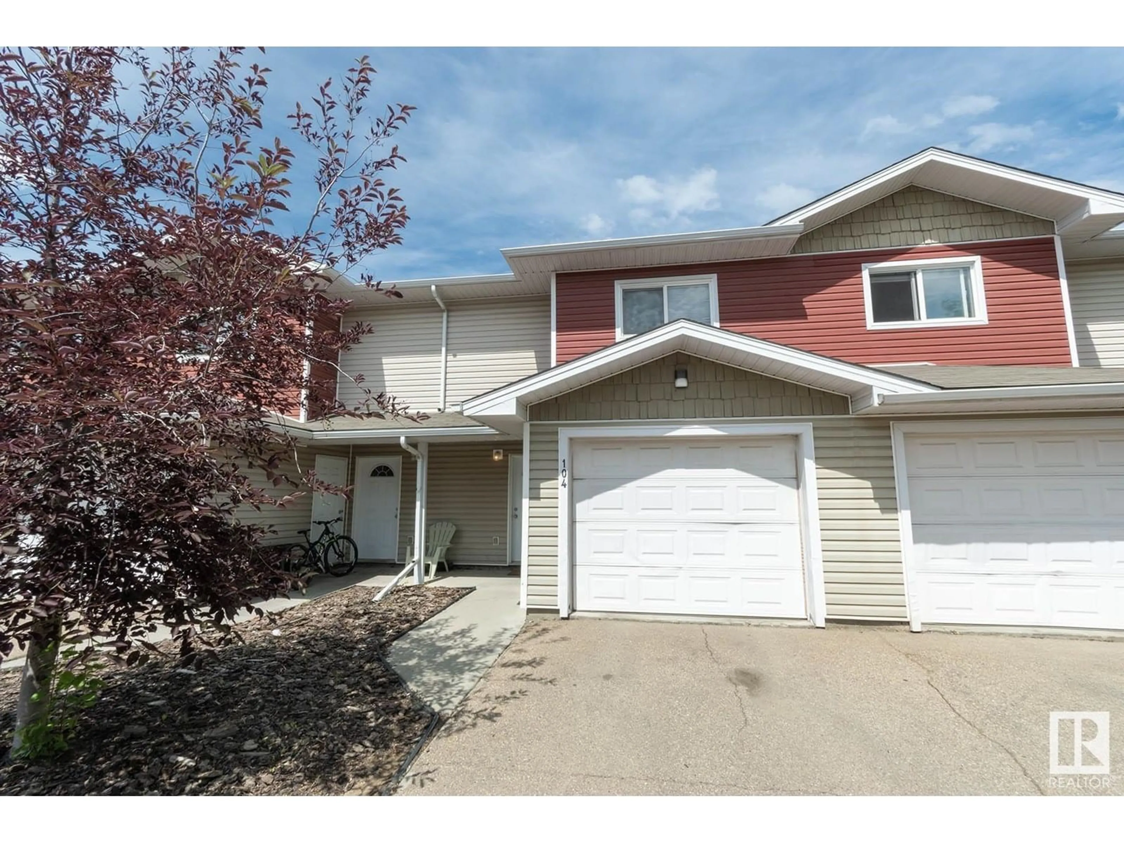 Home with vinyl exterior material, street for #104 - 166 BRIDGEPORT BV, Leduc Alberta T9E0J8