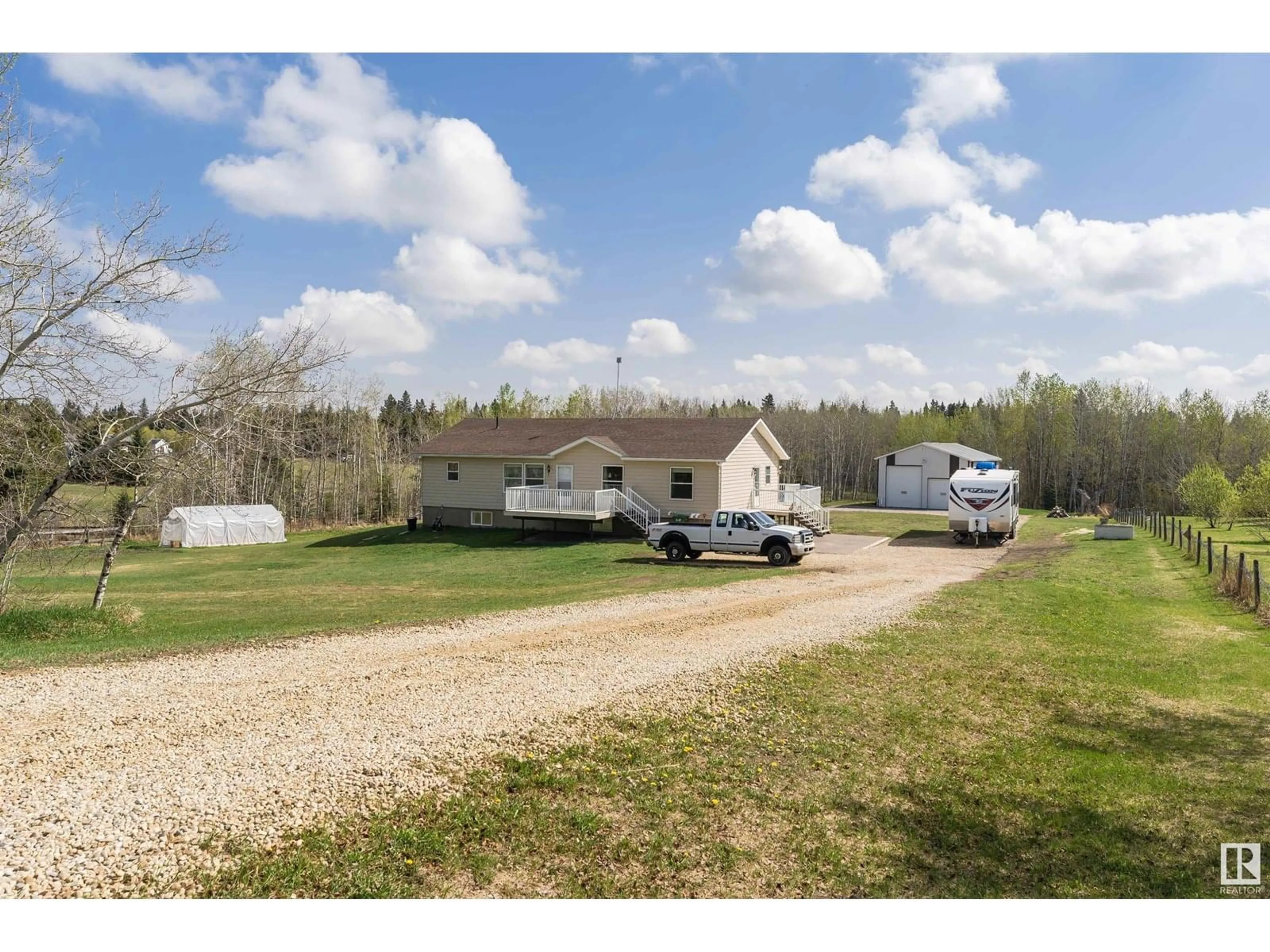 A pic from outside/outdoor area/front of a property/back of a property/a pic from drone, street for 472079 RGE ROAD 243 A, Rural Wetaskiwin County Alberta T0C1Z0