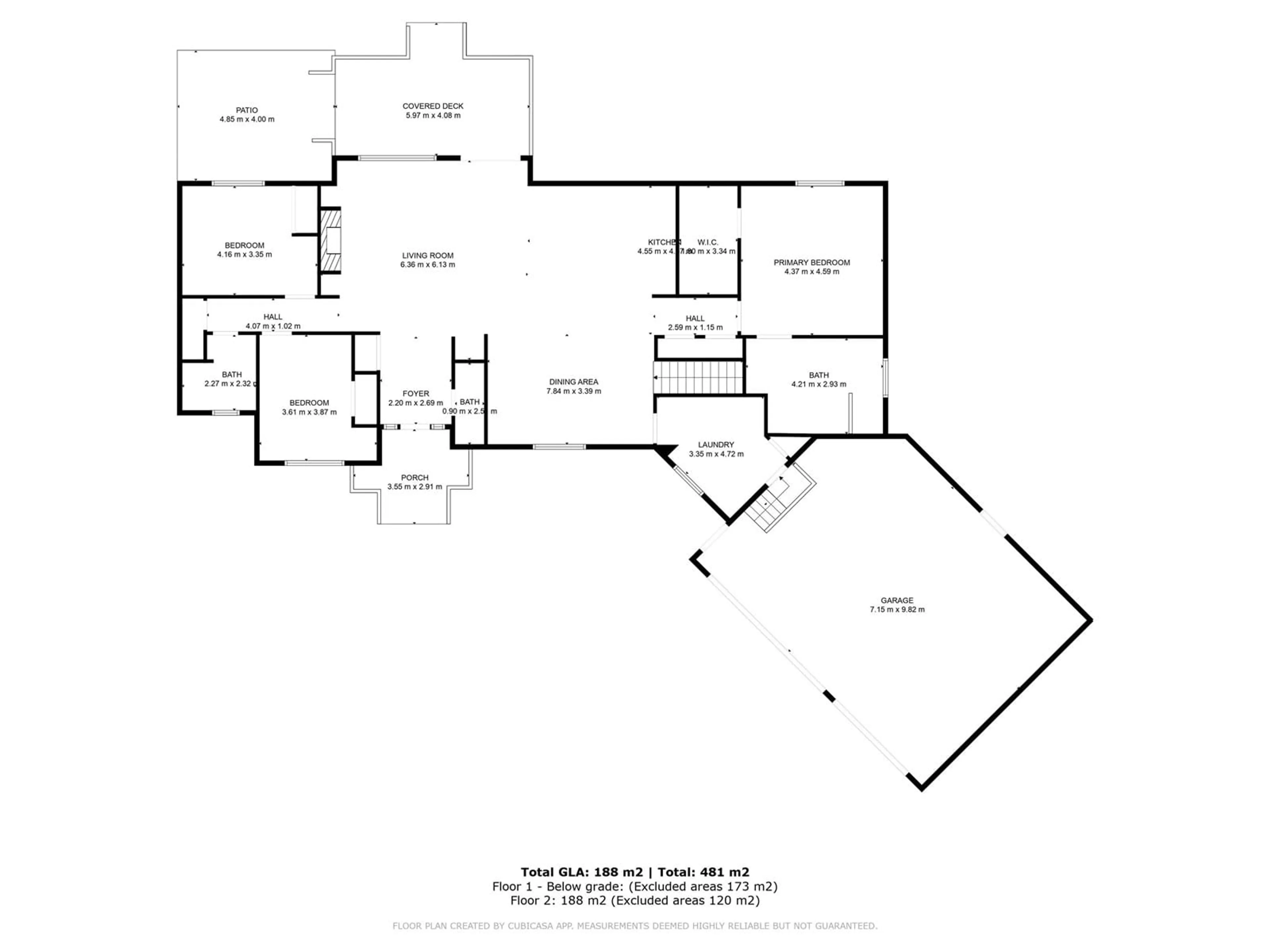 Floor plan for 50072 - 197 RANGE ROAD 205, Rural Camrose County Alberta T0B2M1