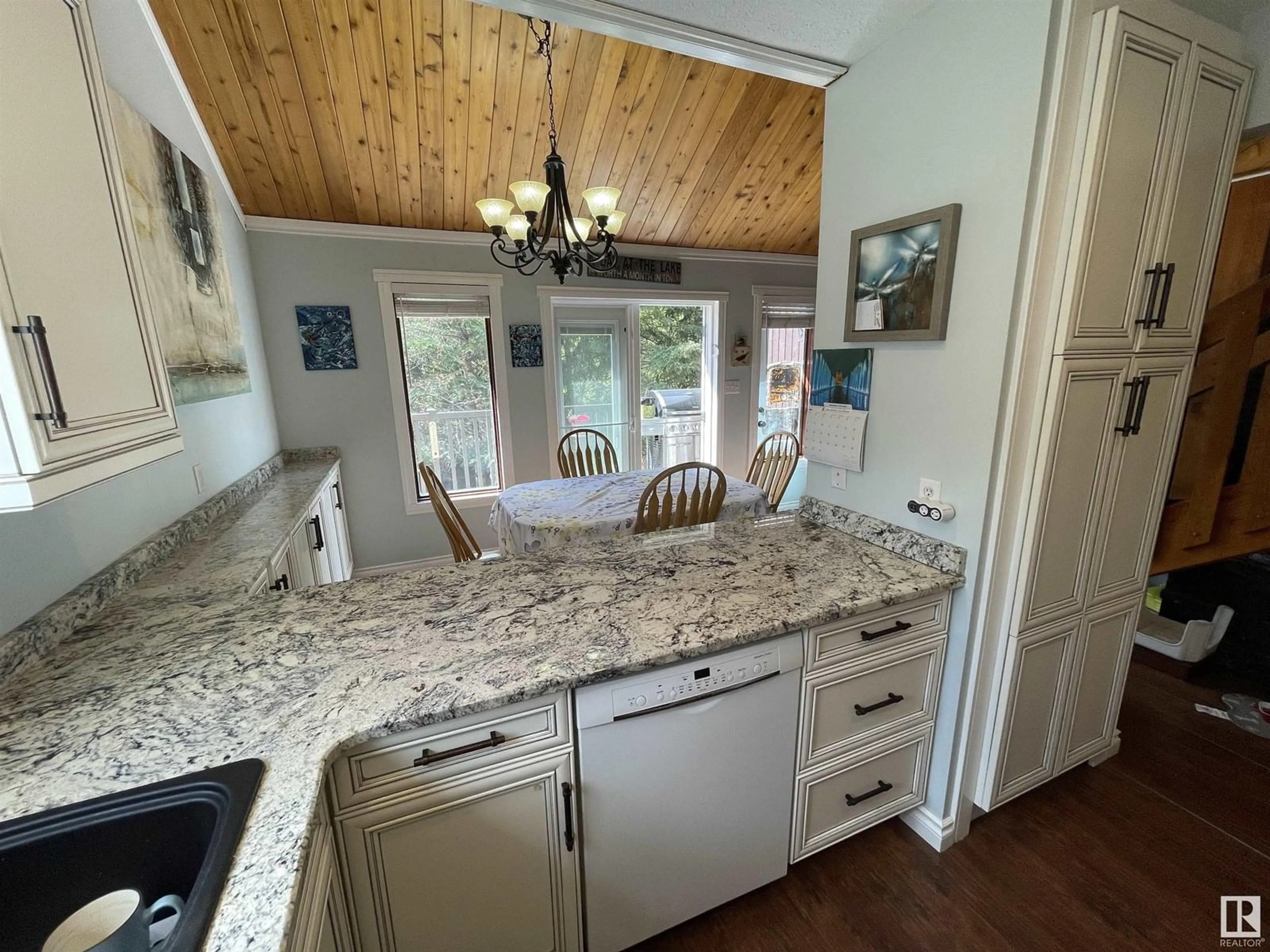 Open concept kitchen, ceramic/tile floor for #16 - 61223 RGE RD 470, Rural Bonnyville M.D. Alberta T9N2J6