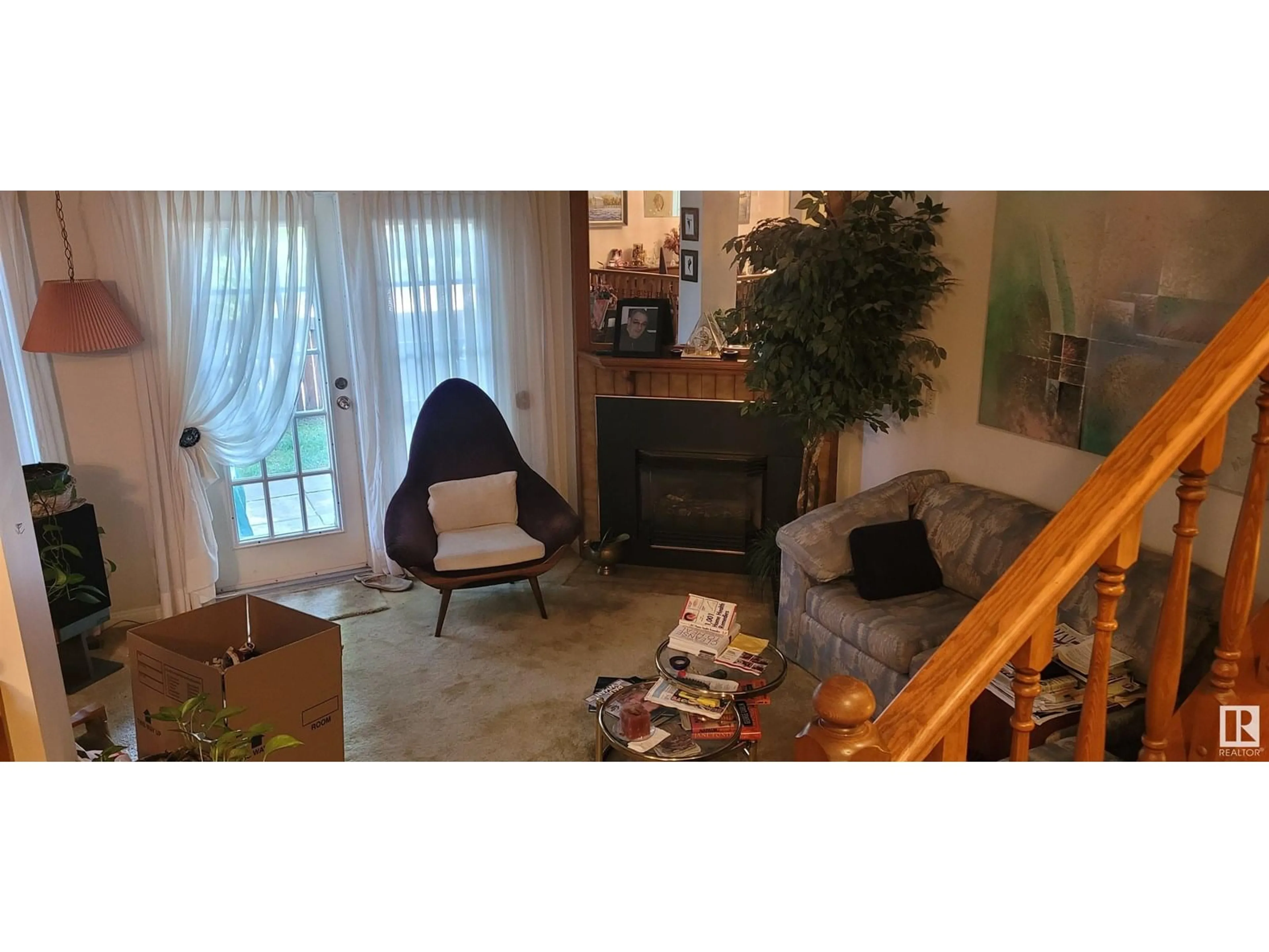 Living room with furniture, unknown for 20 GRANDIN, St. Albert Alberta T8N2Y4