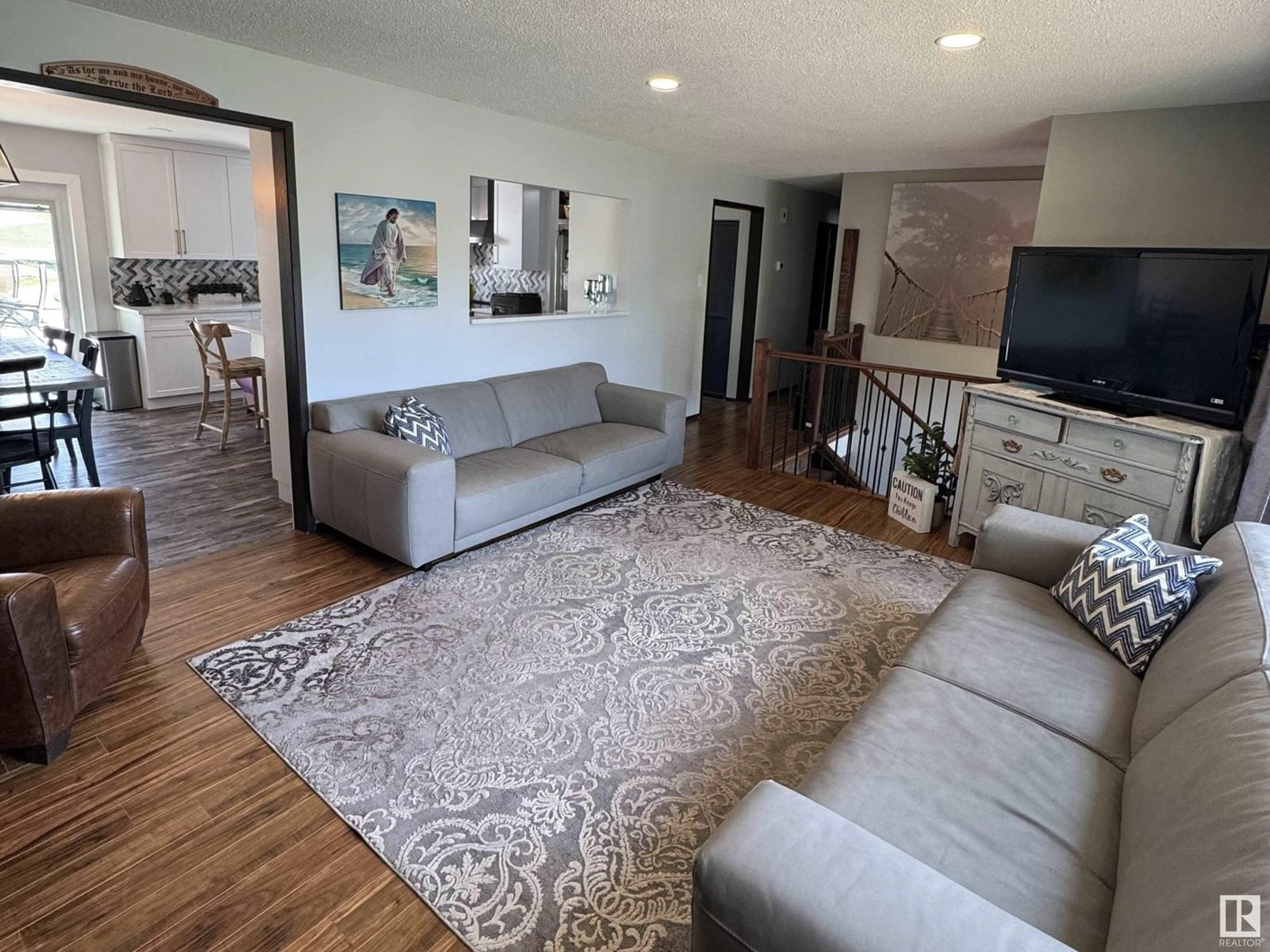 Living room with furniture, unknown for 4405 53A AV, Smoky Lake Town Alberta T0A3C0