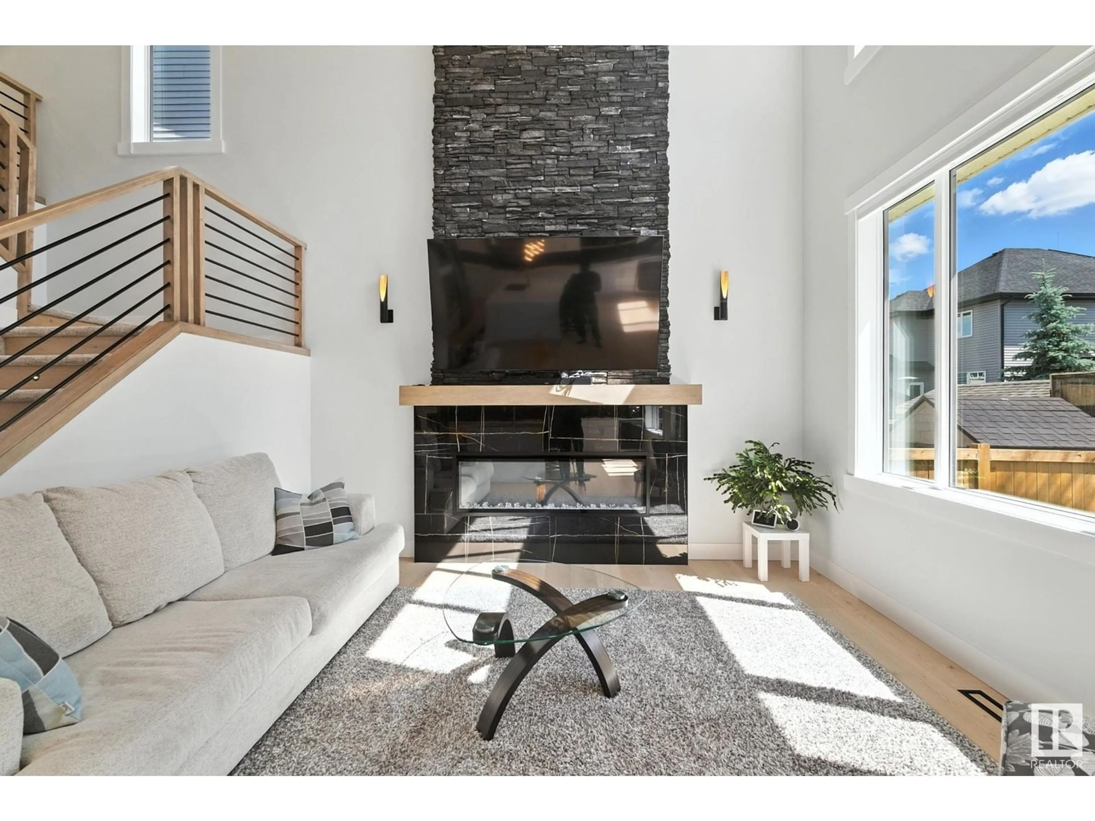Living room with furniture, unknown for 53 AUTUMNWOOD CR, Spruce Grove Alberta T7X4R5