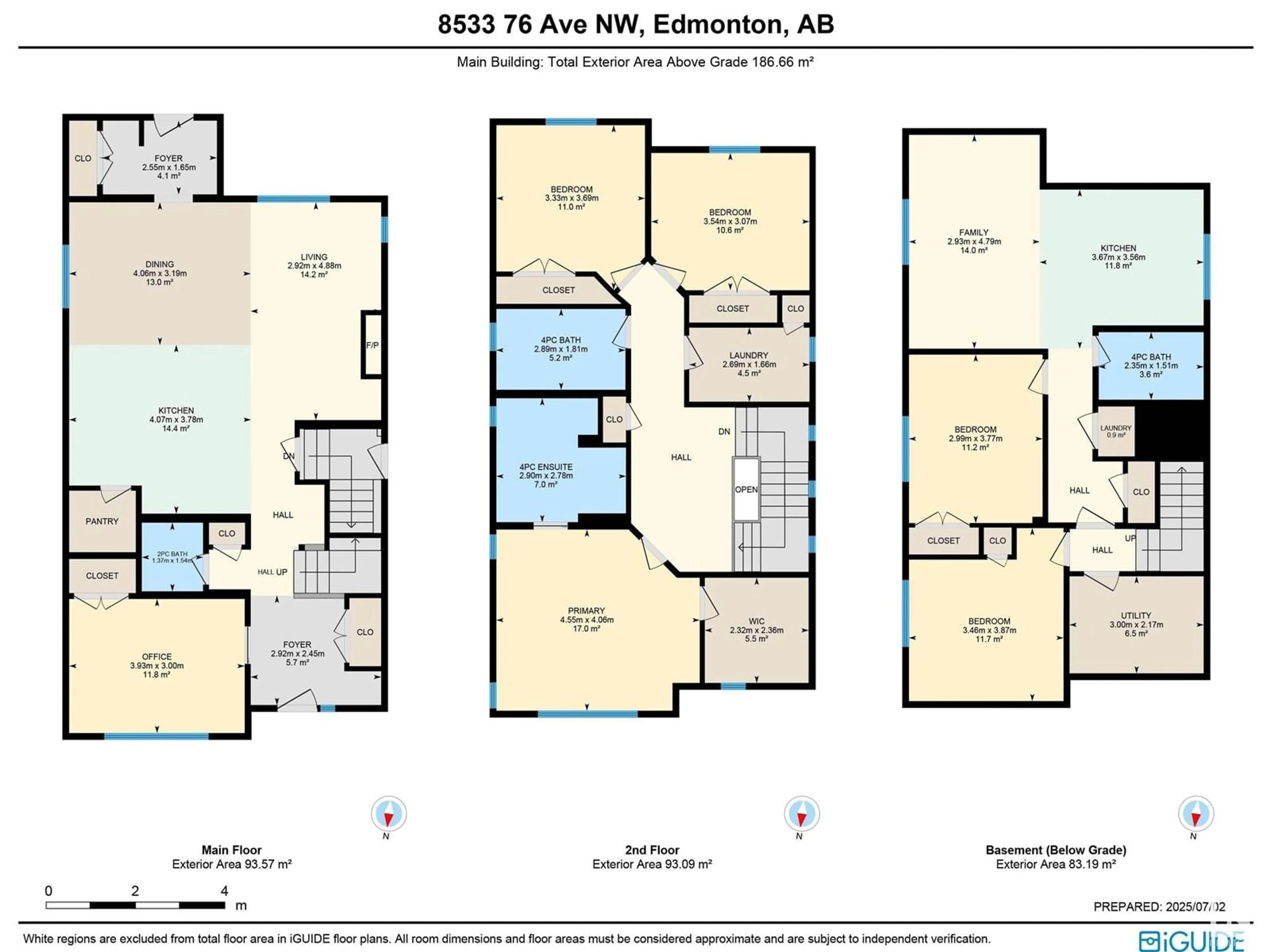 Floor plan for 8533 76 AV, Edmonton Alberta T6C0J2