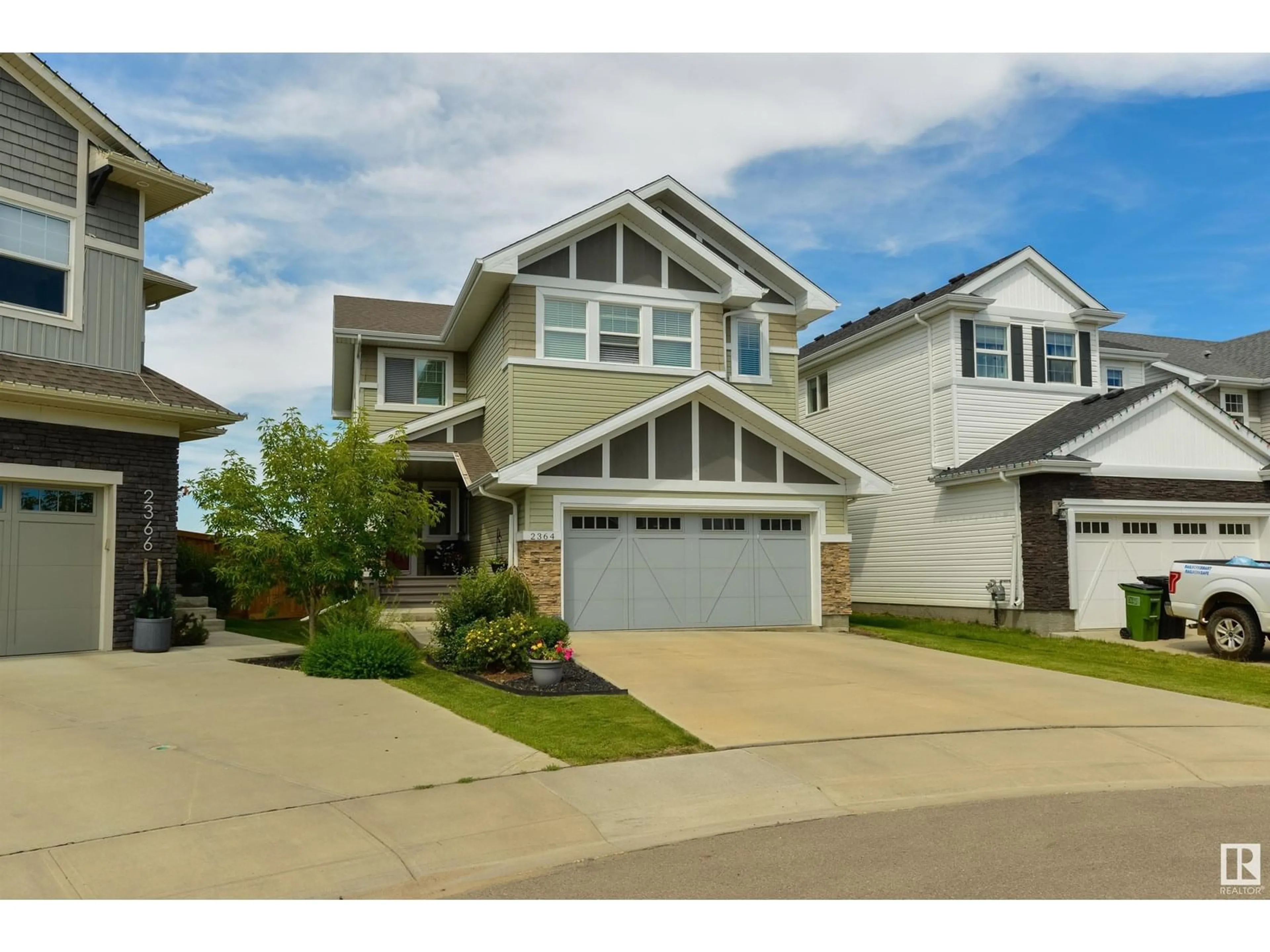 Home with vinyl exterior material, street for 2364 CASSIDY WY, Edmonton Alberta T6W3E3