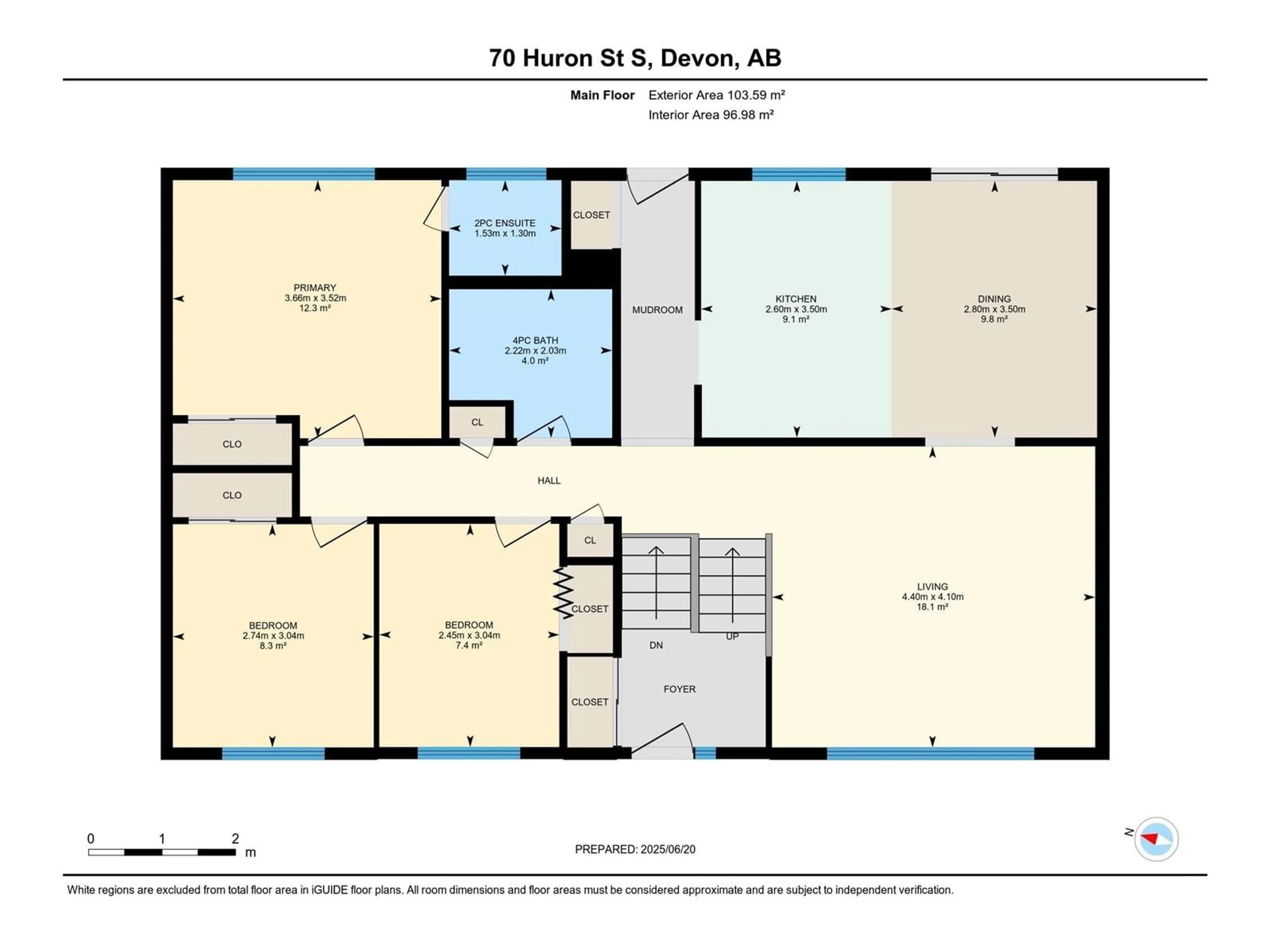 Floor plan for 70 HURON ST, Devon Alberta T9G1S2