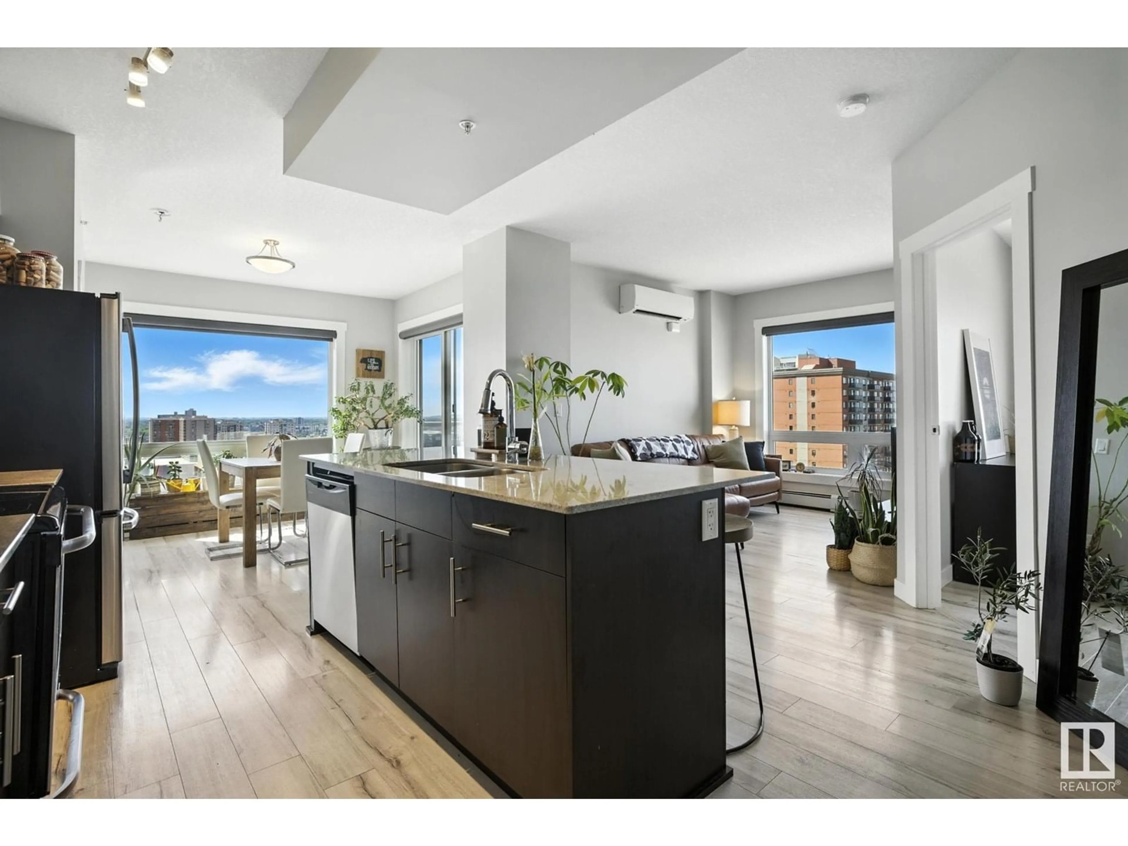 Open concept kitchen, unknown for #1302 - 10226 104 ST NW, Edmonton Alberta T5J1B8