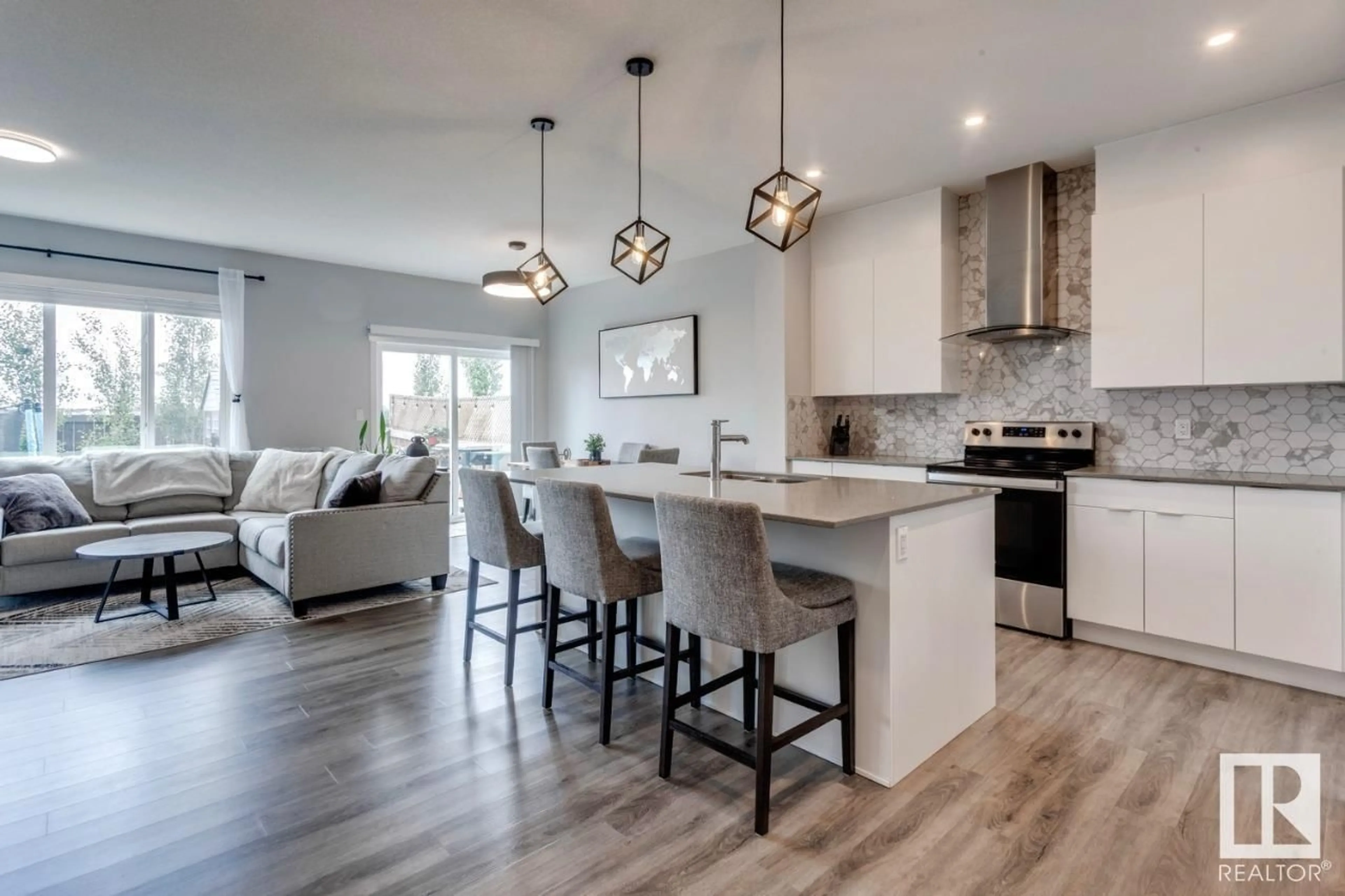 Open concept kitchen, unknown for 20027 26 AV, Edmonton Alberta T6M1K3