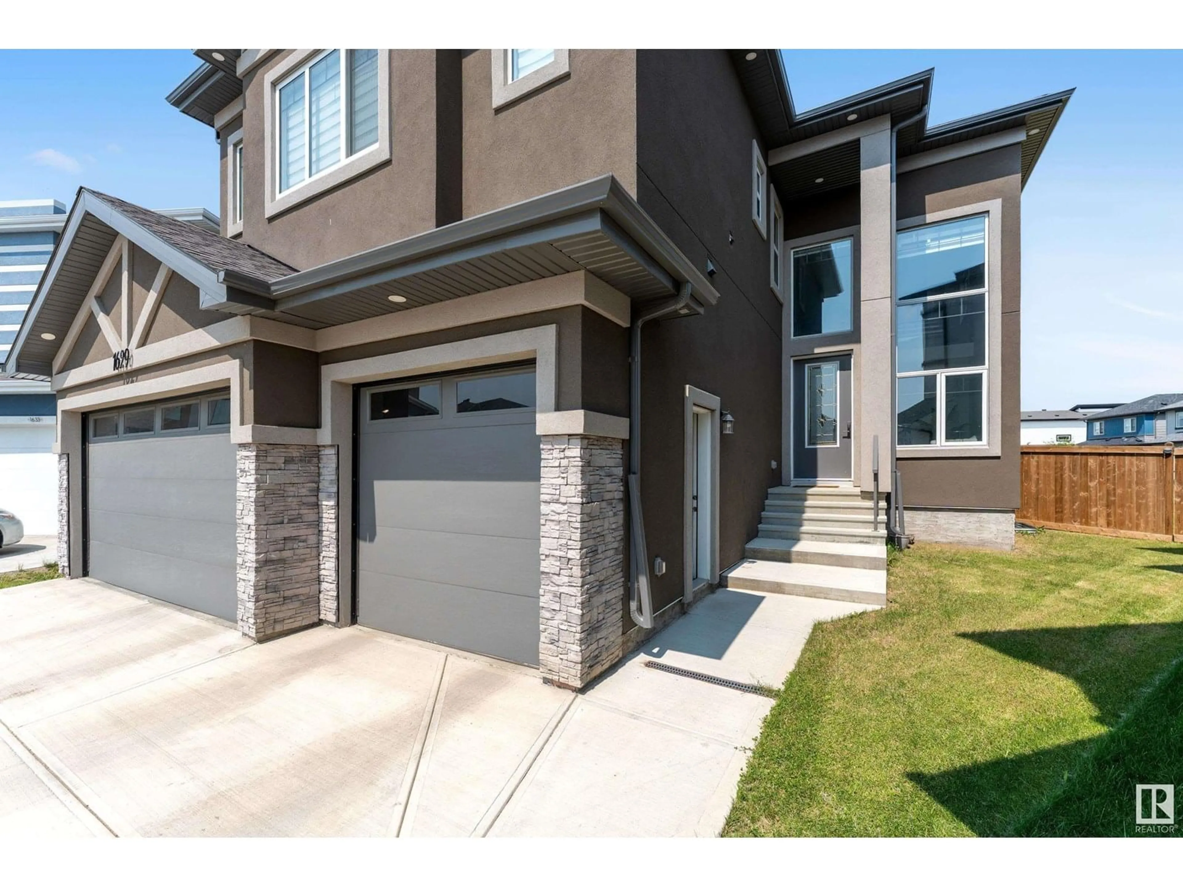 Home with brick exterior material, street for 1629 16A ST, Edmonton Alberta T6T2S1
