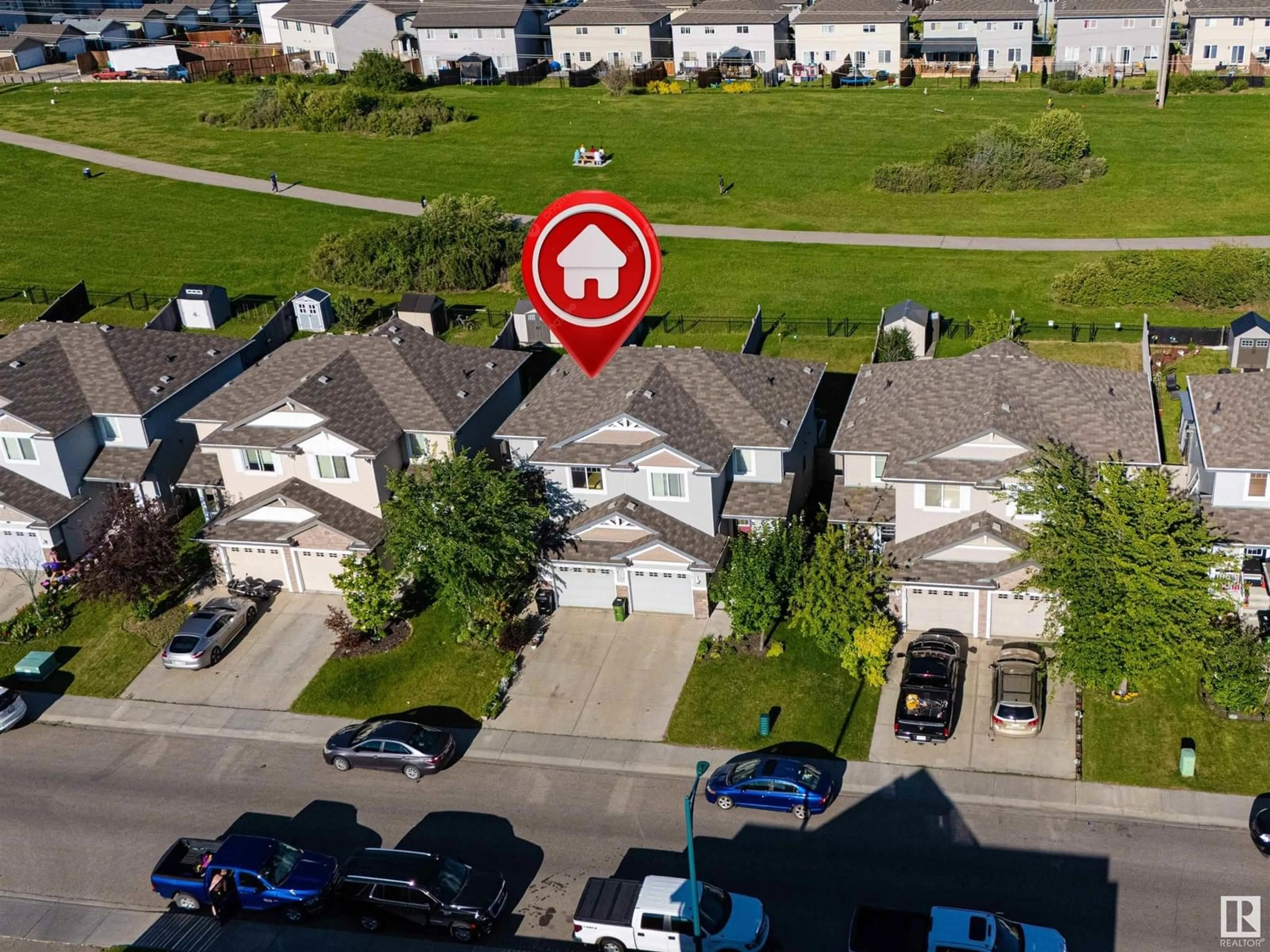 A pic from outside/outdoor area/front of a property/back of a property/a pic from drone, street for NW - 1841 28 ST, Edmonton Alberta T6T0N8