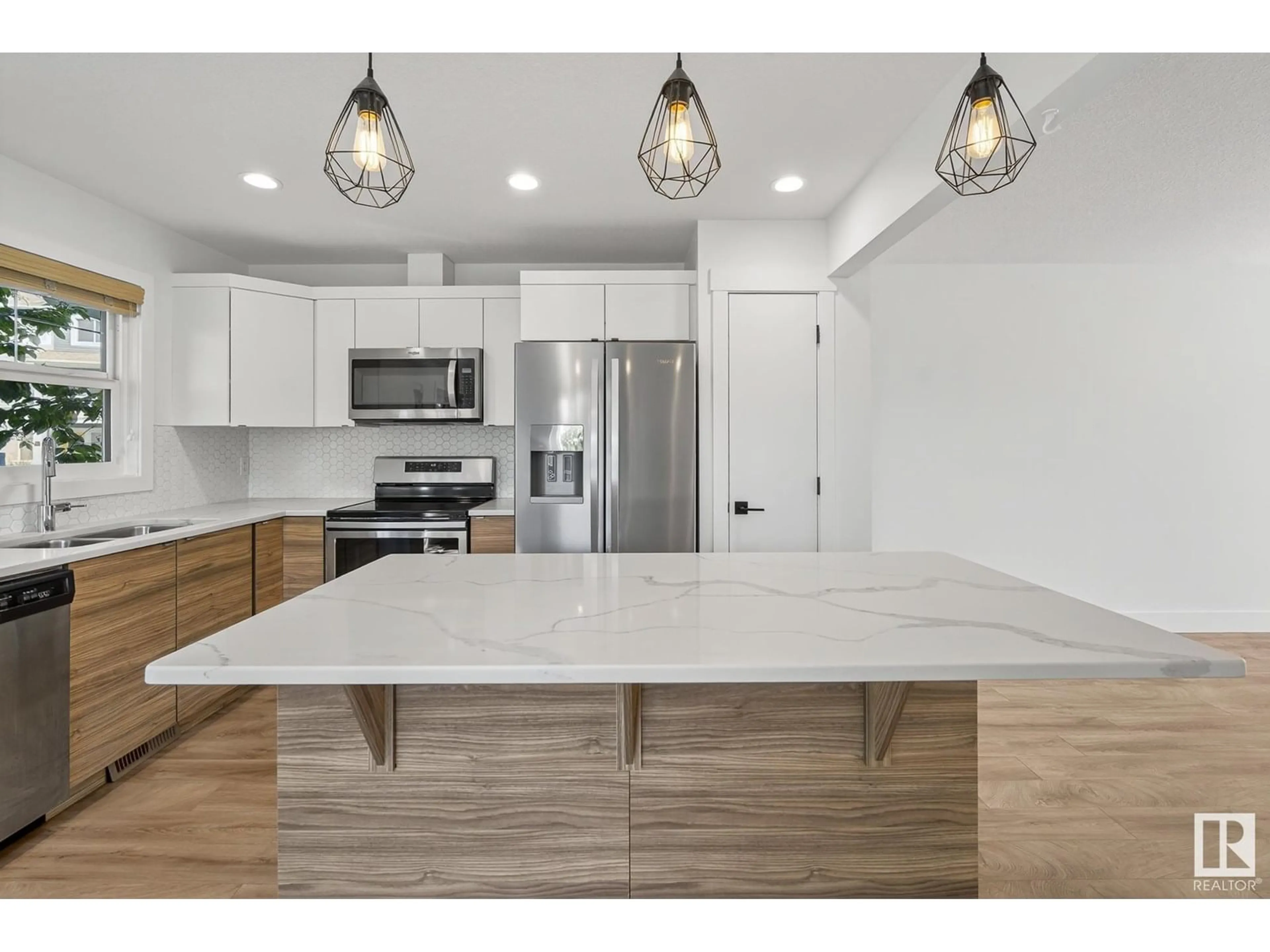 Open concept kitchen, ceramic/tile floor for 330 - 66 BULYEA RD, Edmonton Alberta T6R0W8