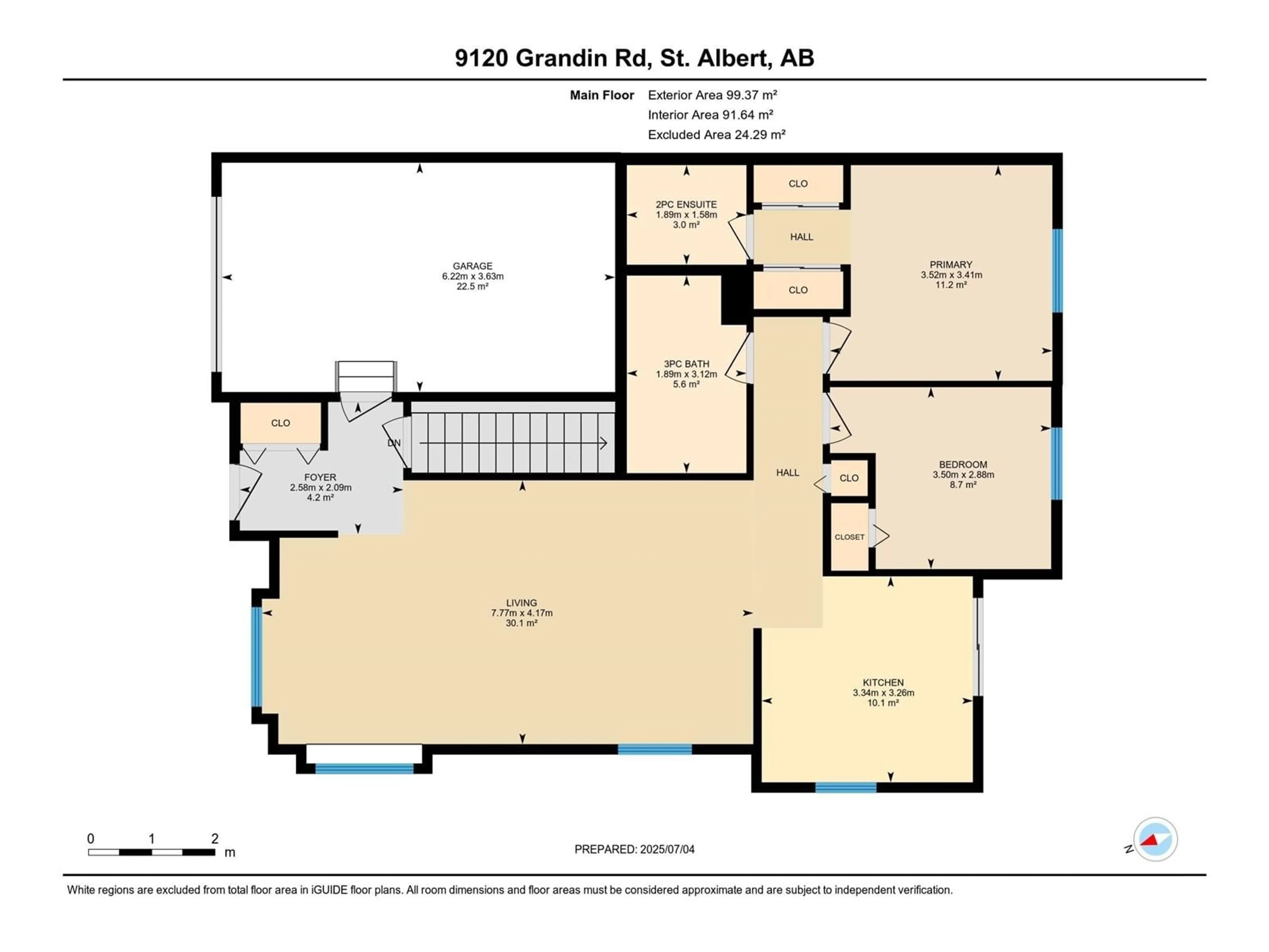 Floor plan for 9120 GRANDIN RD, St. Albert Alberta T8N5N3