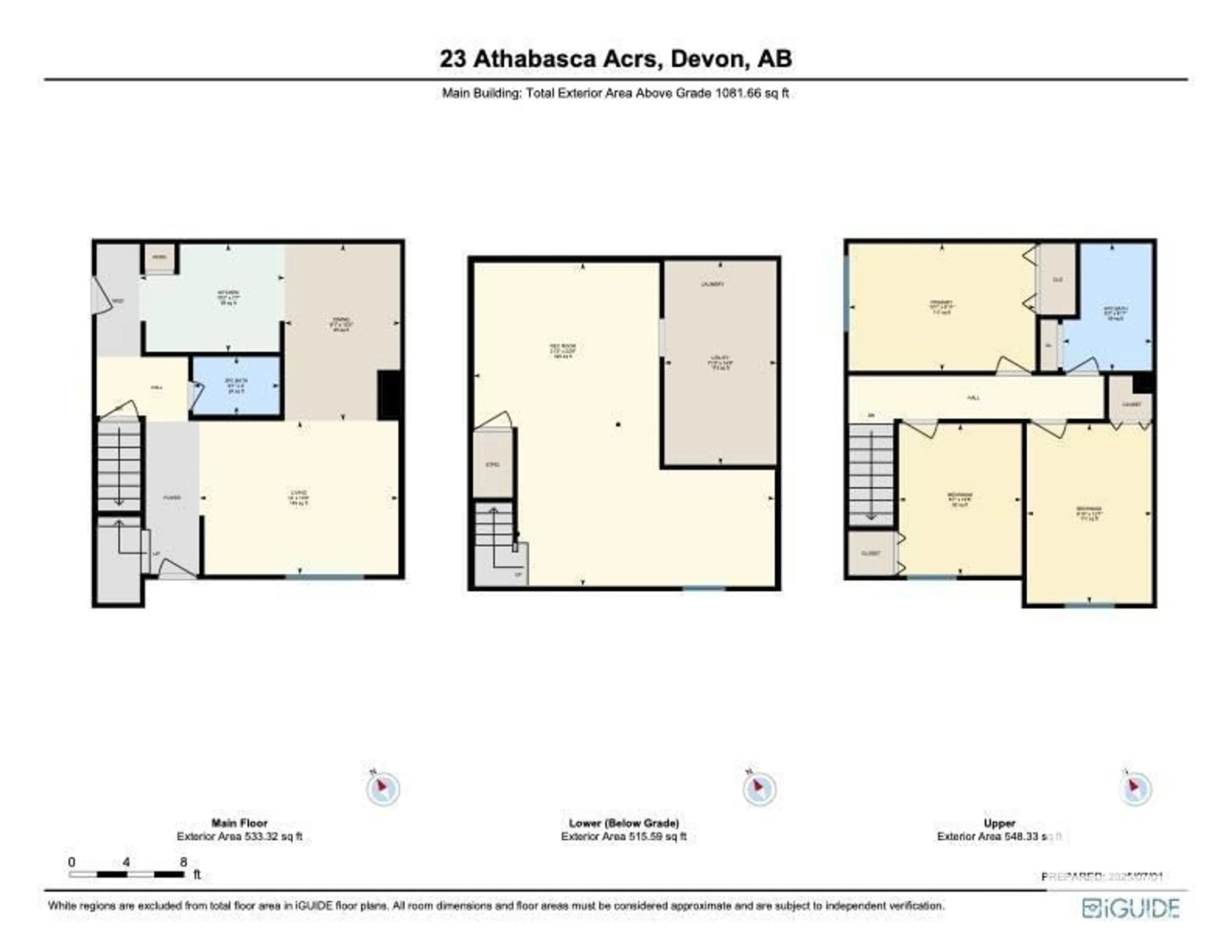 Floor plan for 23 ATHABASCA AC, Devon Alberta T9G1G5