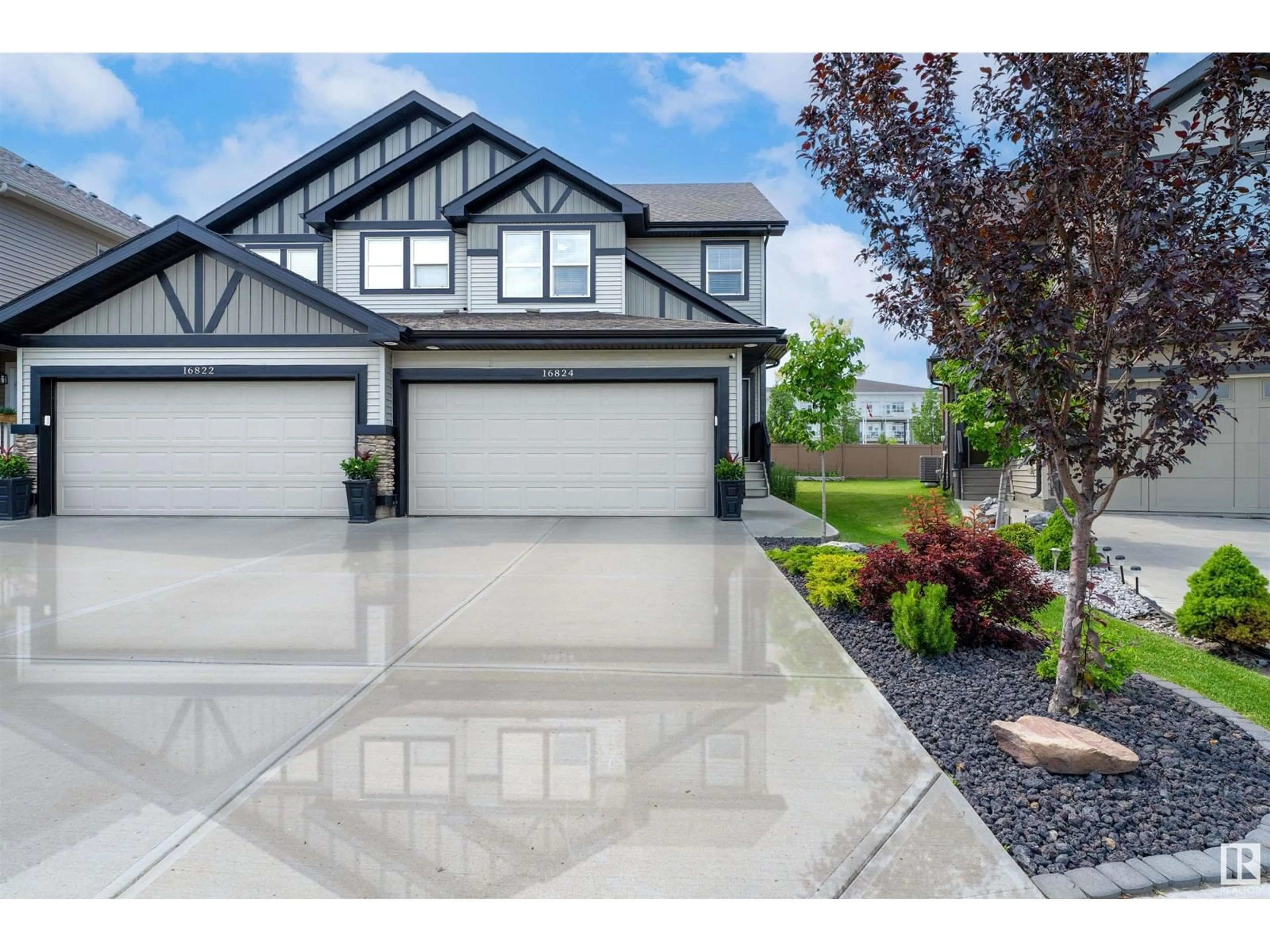 Home with vinyl exterior material, street for 16824 65 ST, Edmonton Alberta T5Y3W6