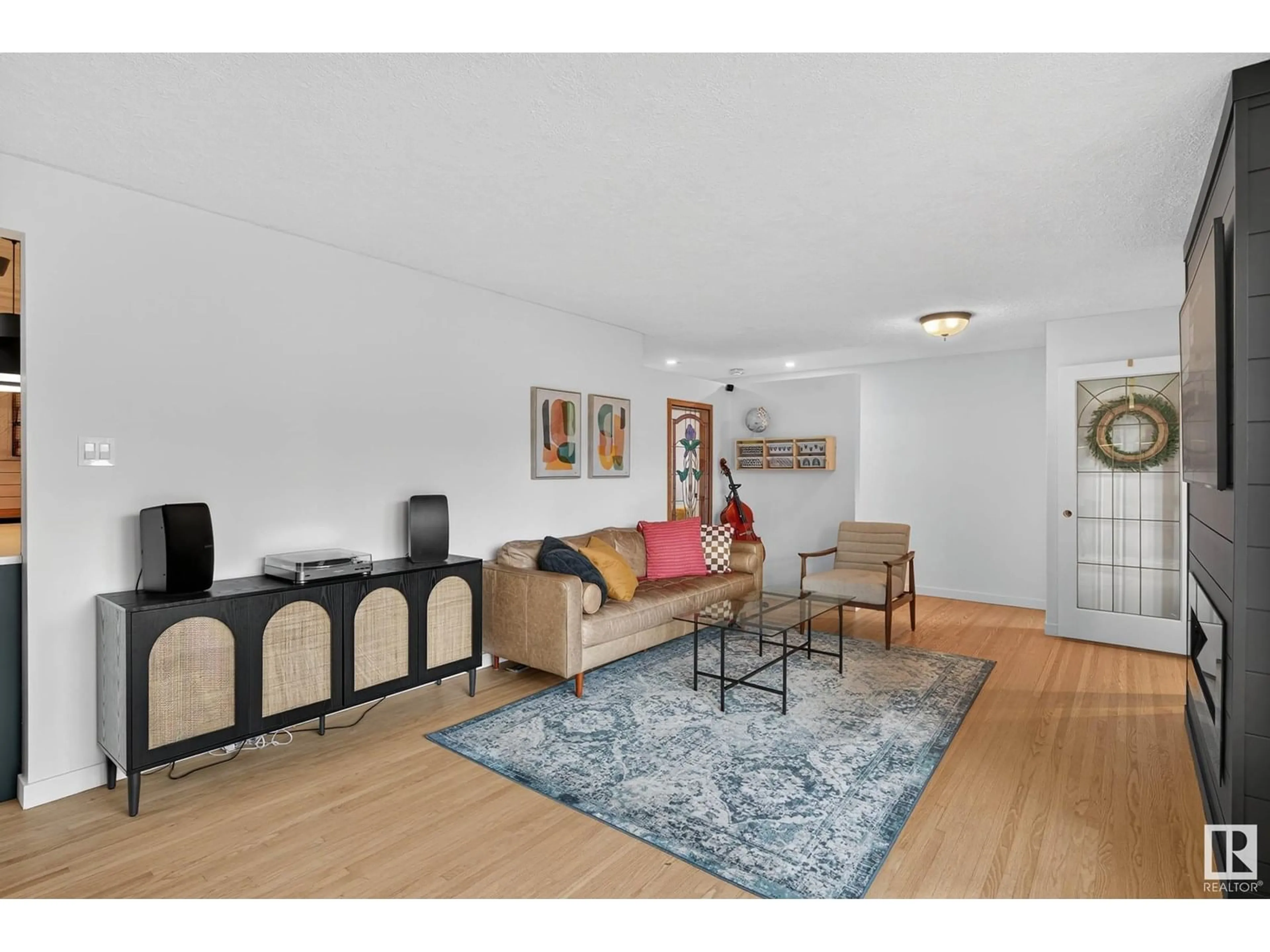 Living room with furniture, unknown for NW - 9631 67A ST, Edmonton Alberta T6B1R9