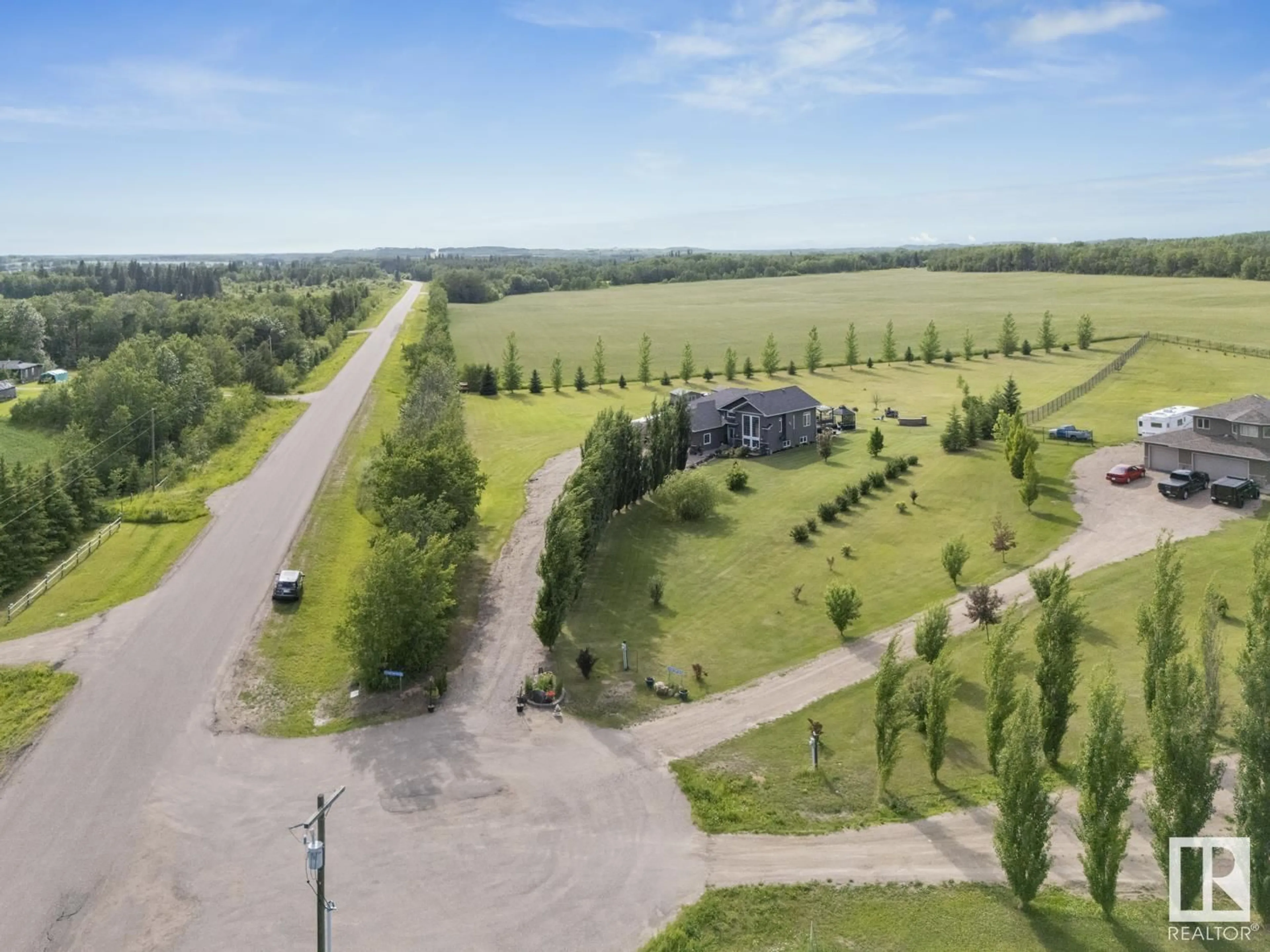 A pic from outside/outdoor area/front of a property/back of a property/a pic from drone, unknown for 4 TWP RD 624, Rural Bonnyville M.D. Alberta T9M1P3
