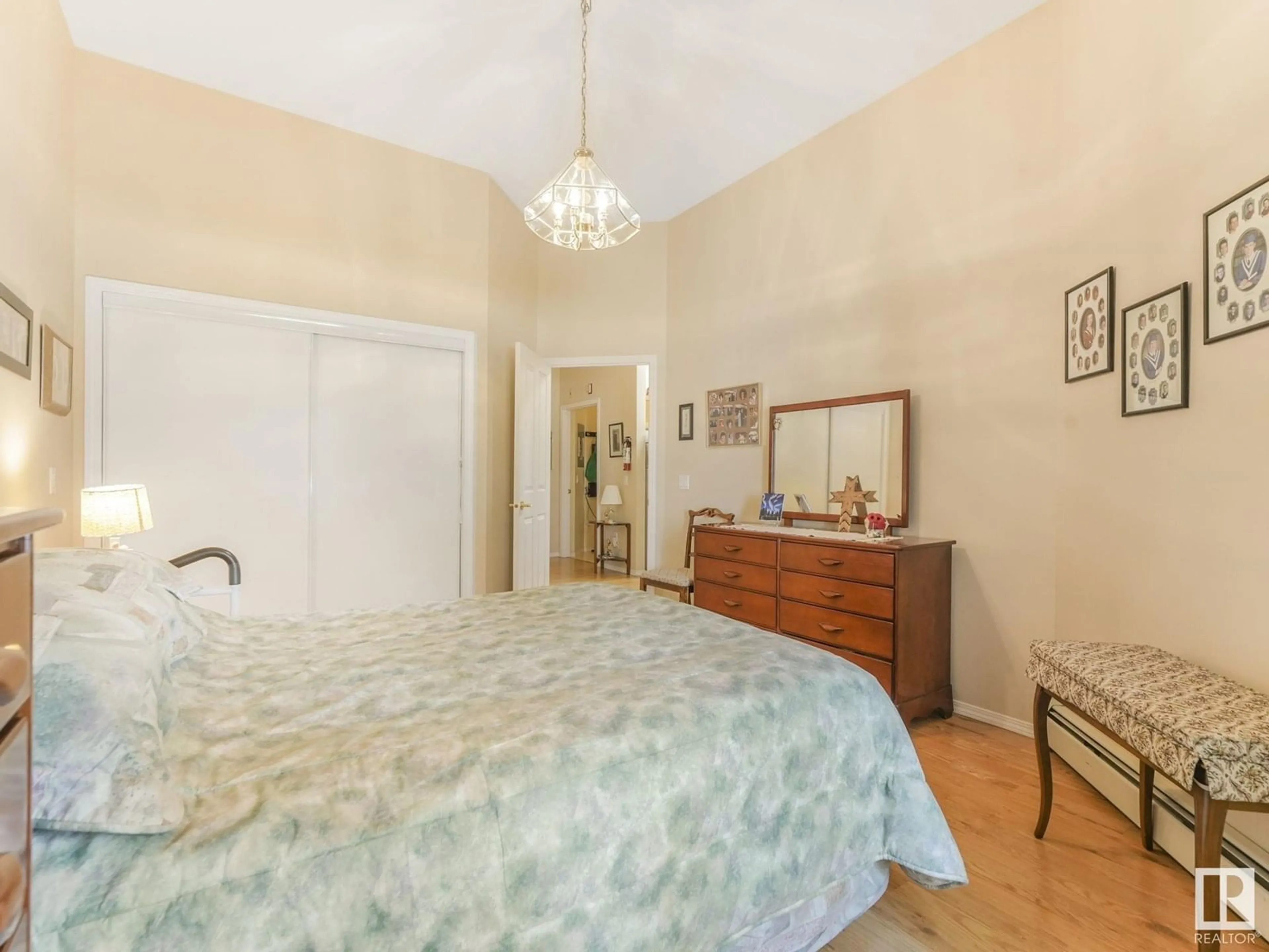 Bedroom with bed, unknown for #112 - 112 MCKENNEY AV, St. Albert Alberta T8N1L9