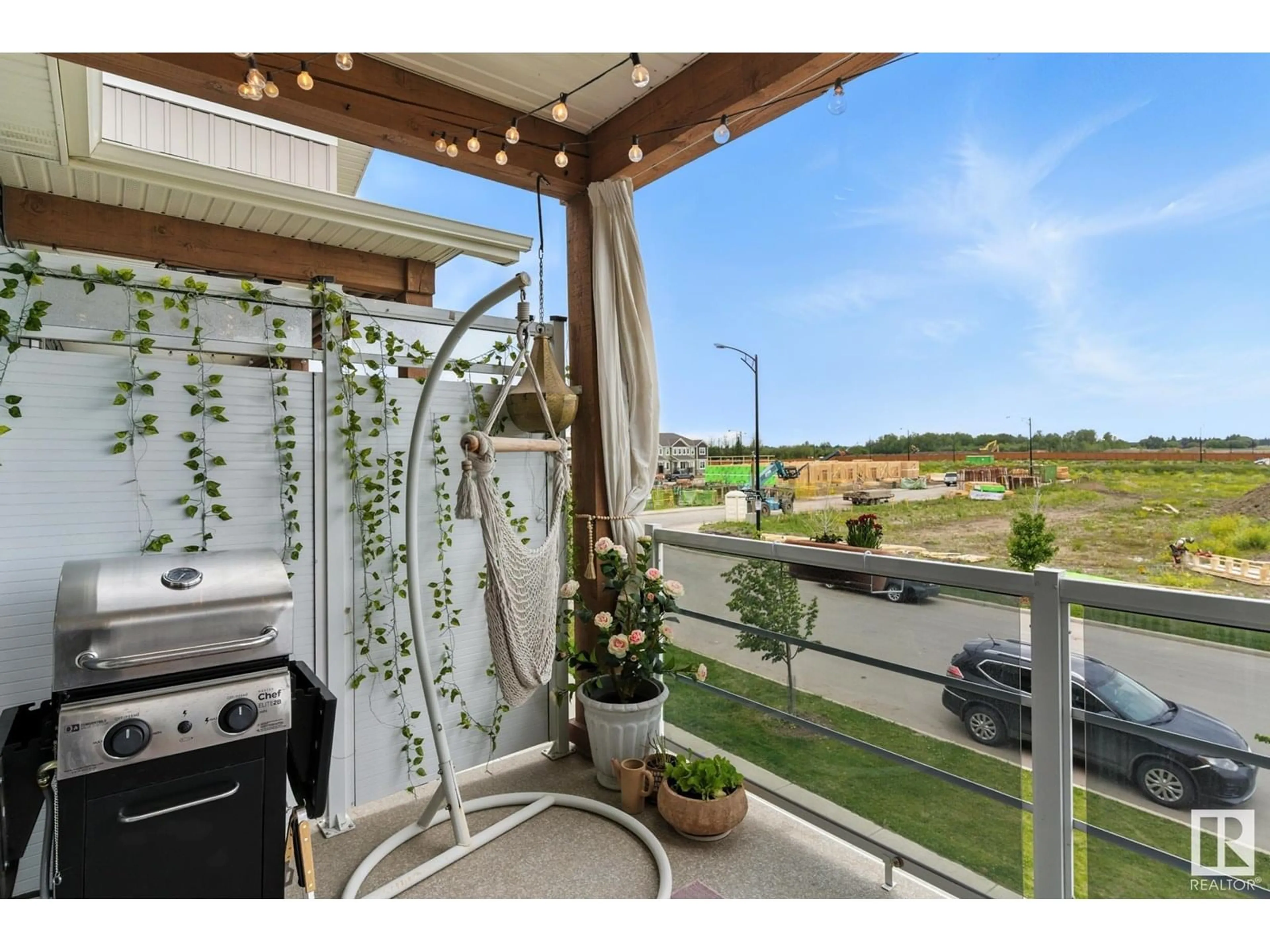 Balcony in the apartment, water/lake/river/ocean view for 849 STILLWATER BLVD, Edmonton Alberta T6M1K7
