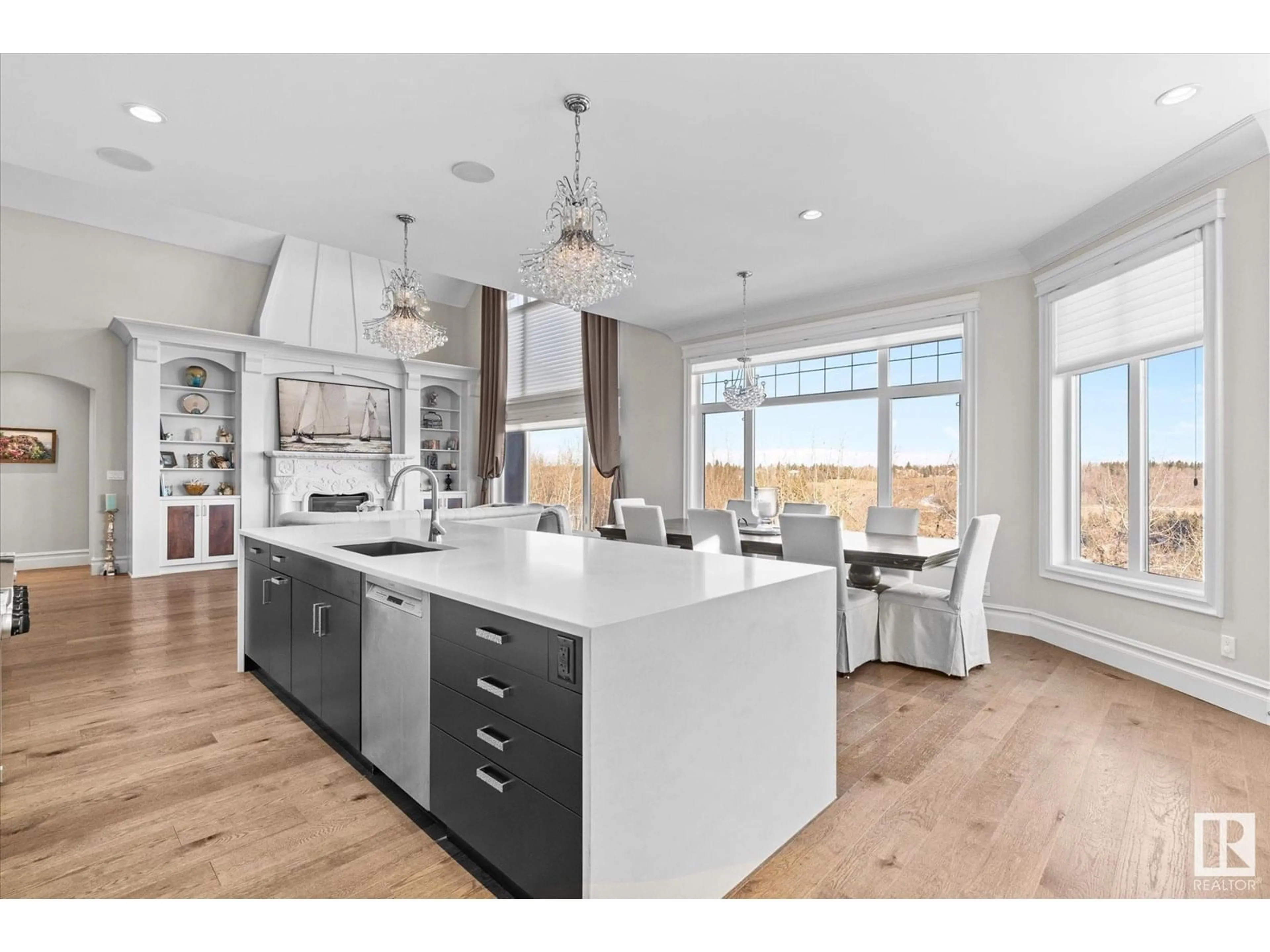 Open concept kitchen, unknown for NW - 1018 HOLLANDS PT, Edmonton Alberta T6R3T1